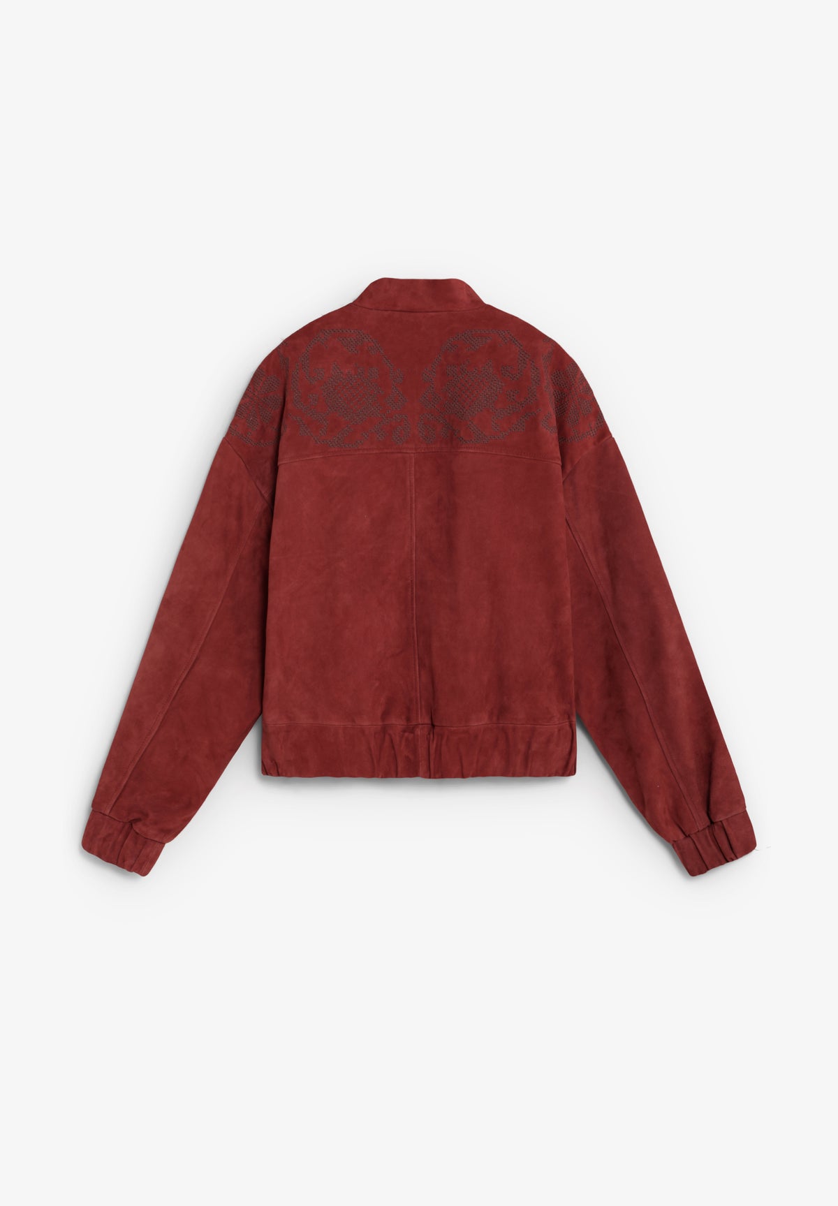 CHAQUETA ANTE BORDADA