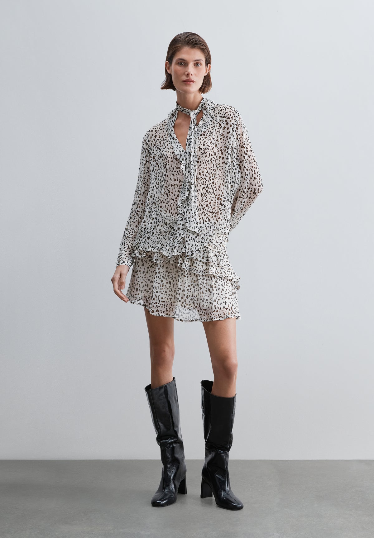 BLUSA FLUIDA ESTAMPADO