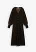 SCNET KNIT V DRESS