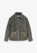 SCPASLEY BEADS SUEDE JACKET