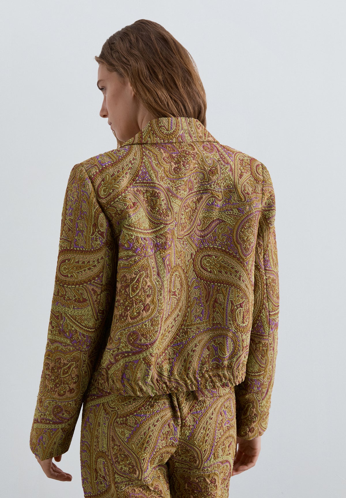 CHAQUETA ESTAMPADO PAISLEY