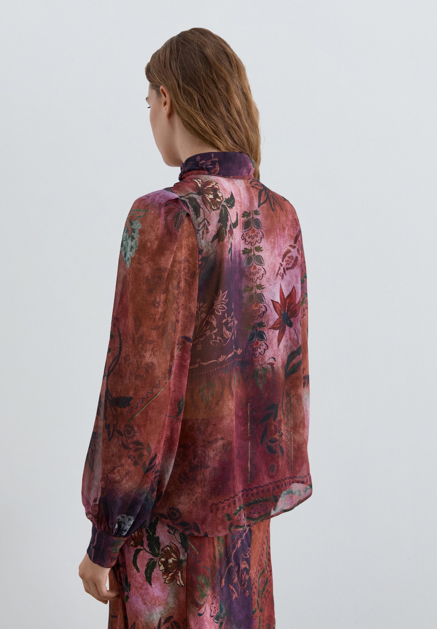 CAMISA FLUIDA ESTAMPADA