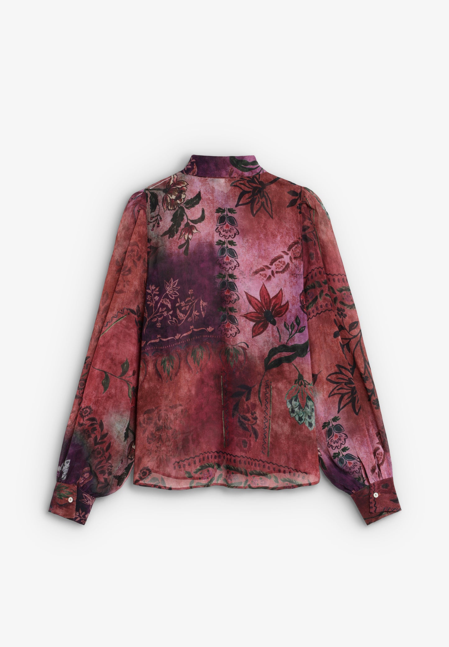 SCPATCH PRINT BLOUSE