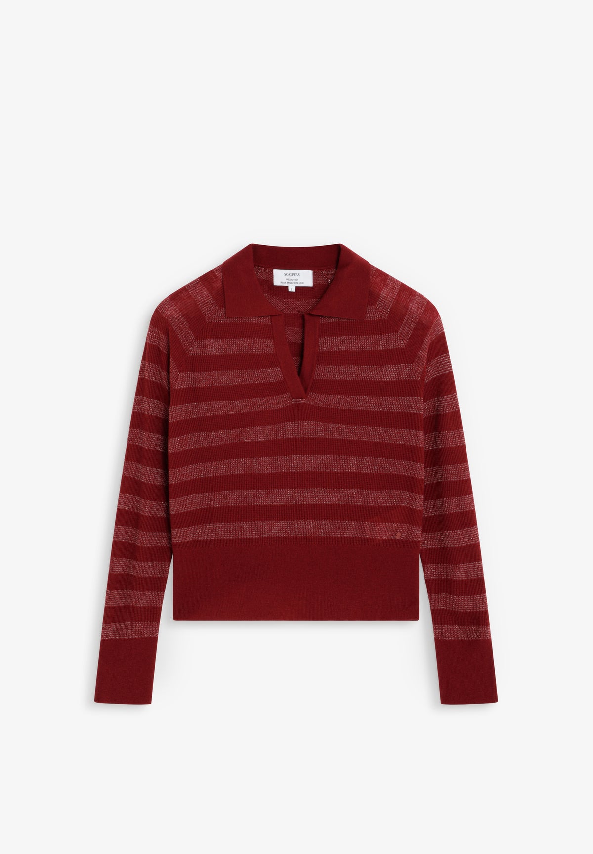 SCPOLO LUREX KNIT JUMPER