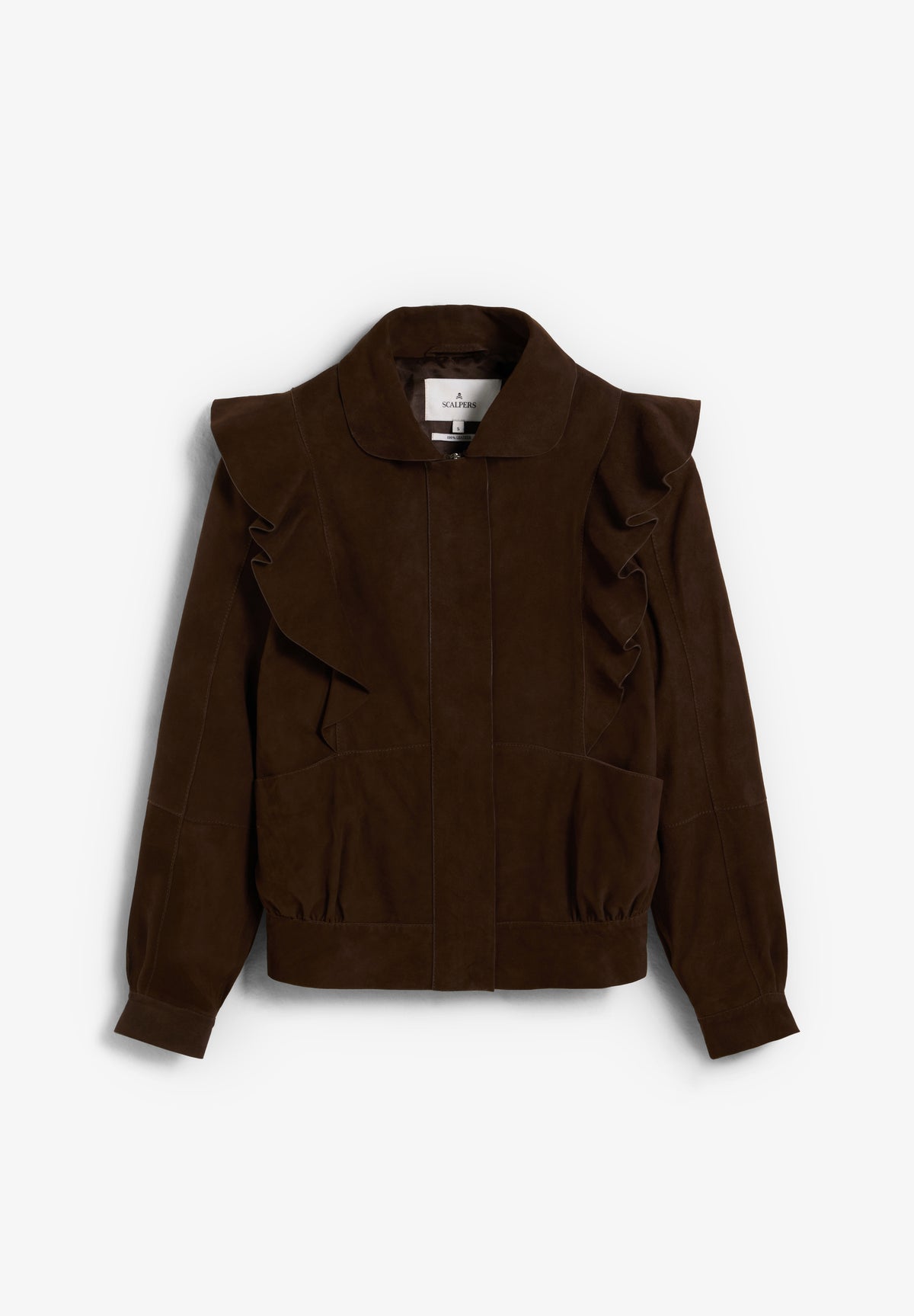 CHAQUETA ANTE VOLANTE