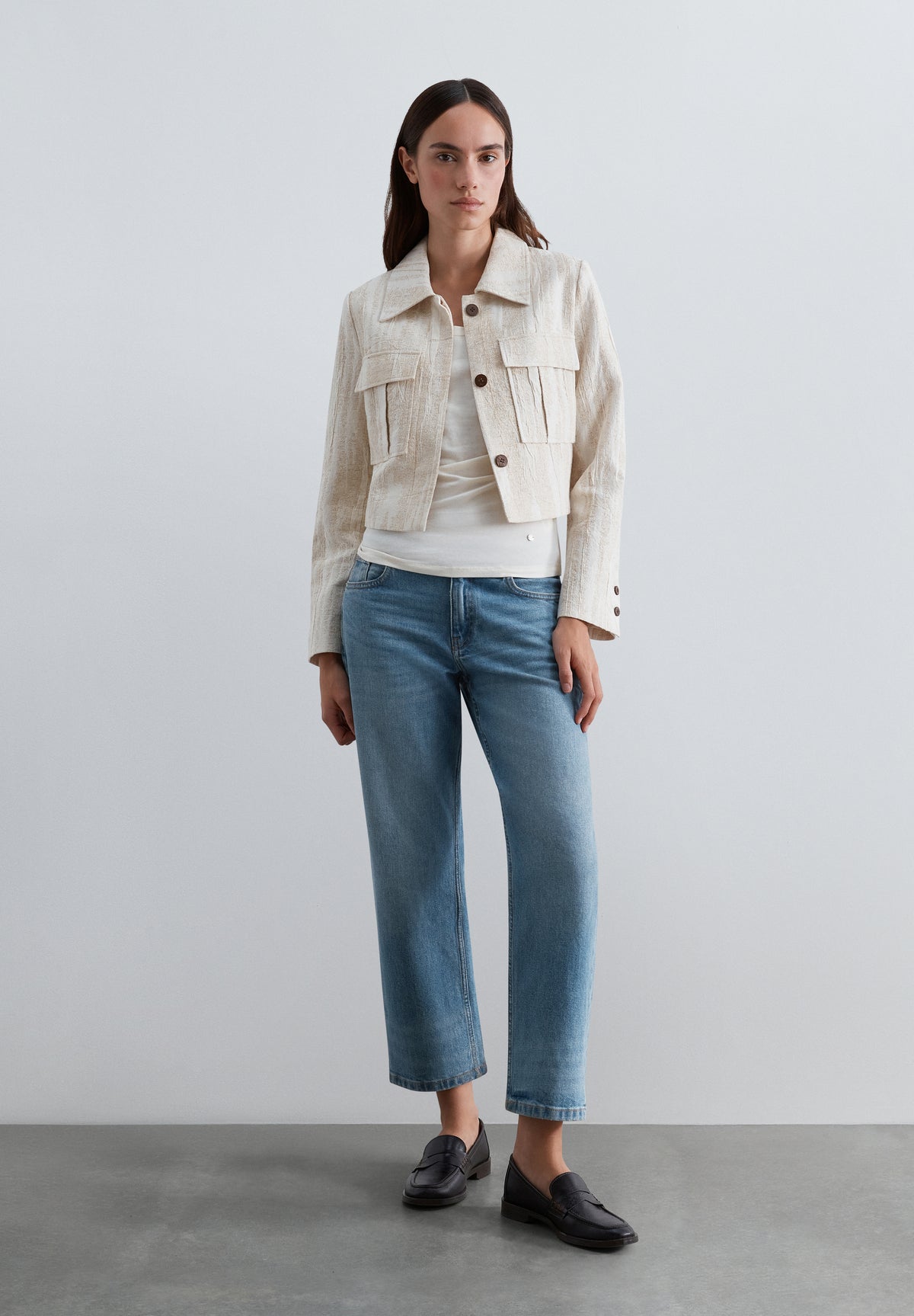 CHAQUETA RÚSTICA BOLSILLOS