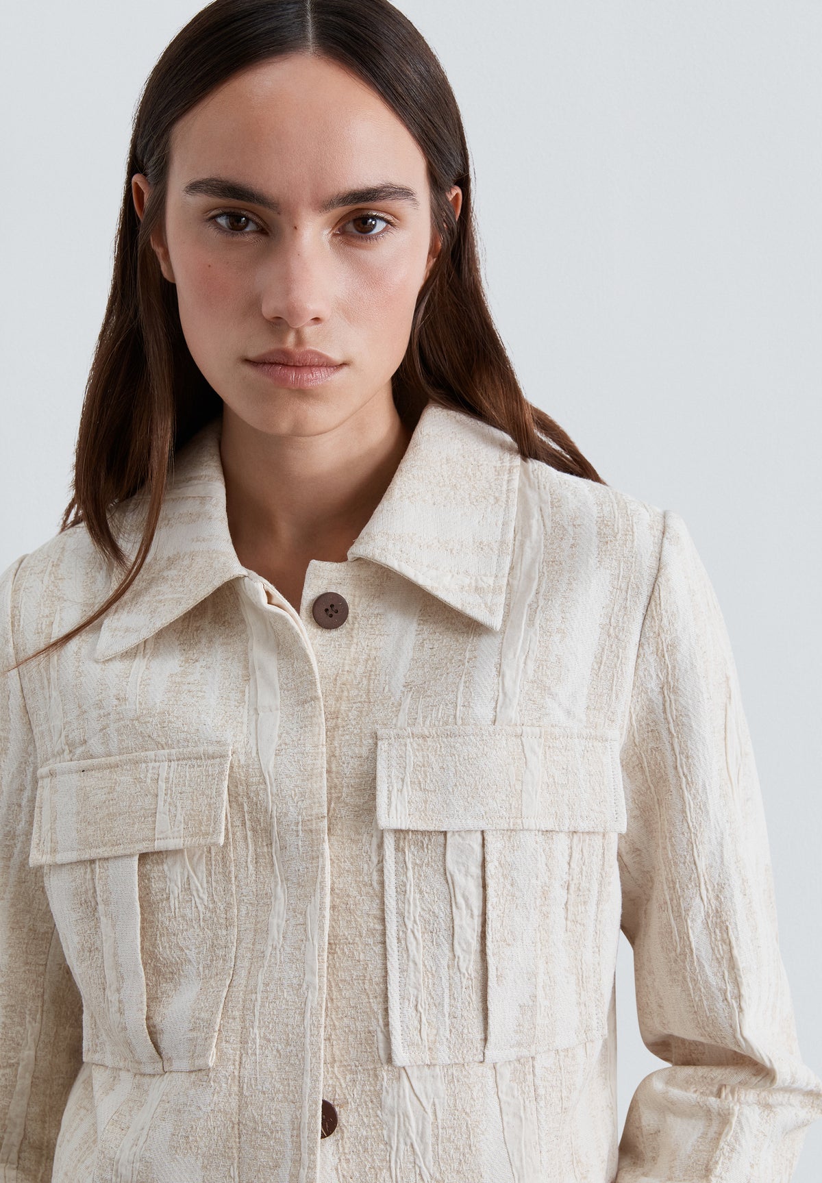CHAQUETA RÚSTICA BOLSILLOS