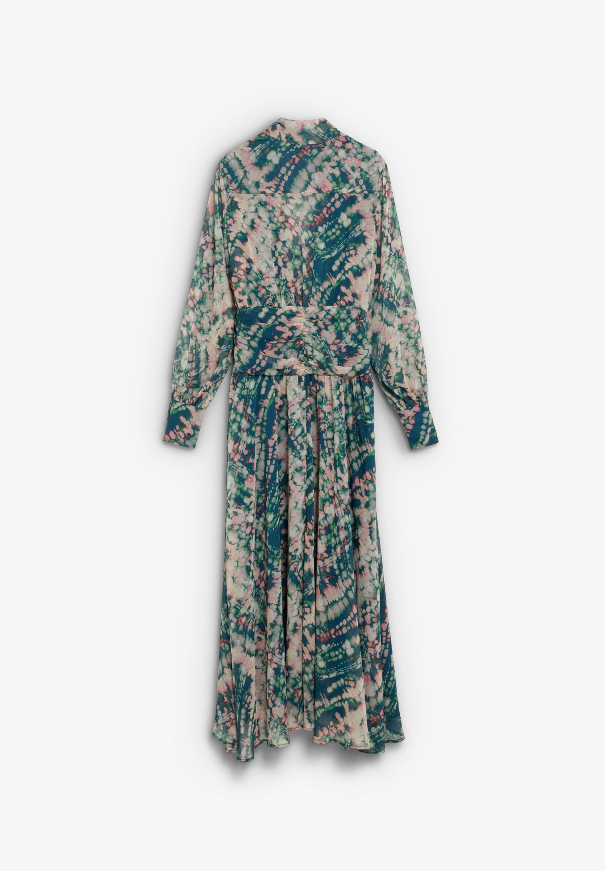 VESTIDO ESTAMPADO CINTURA DRAPEADA