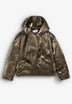 SCSCARF SHINNY PUFFER COAT
