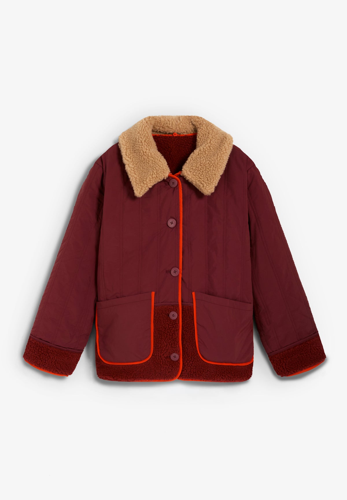 CHAQUETA REVERSBLE BORREGUILLO