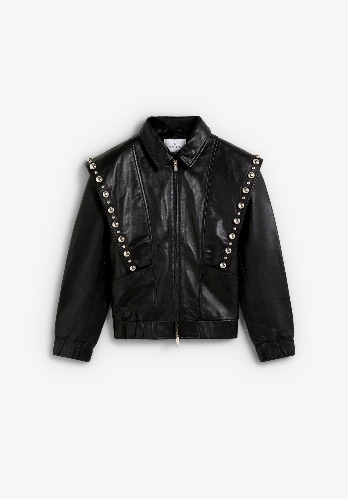 CHAQUETA PIEL STUDS DECORATIVOS
