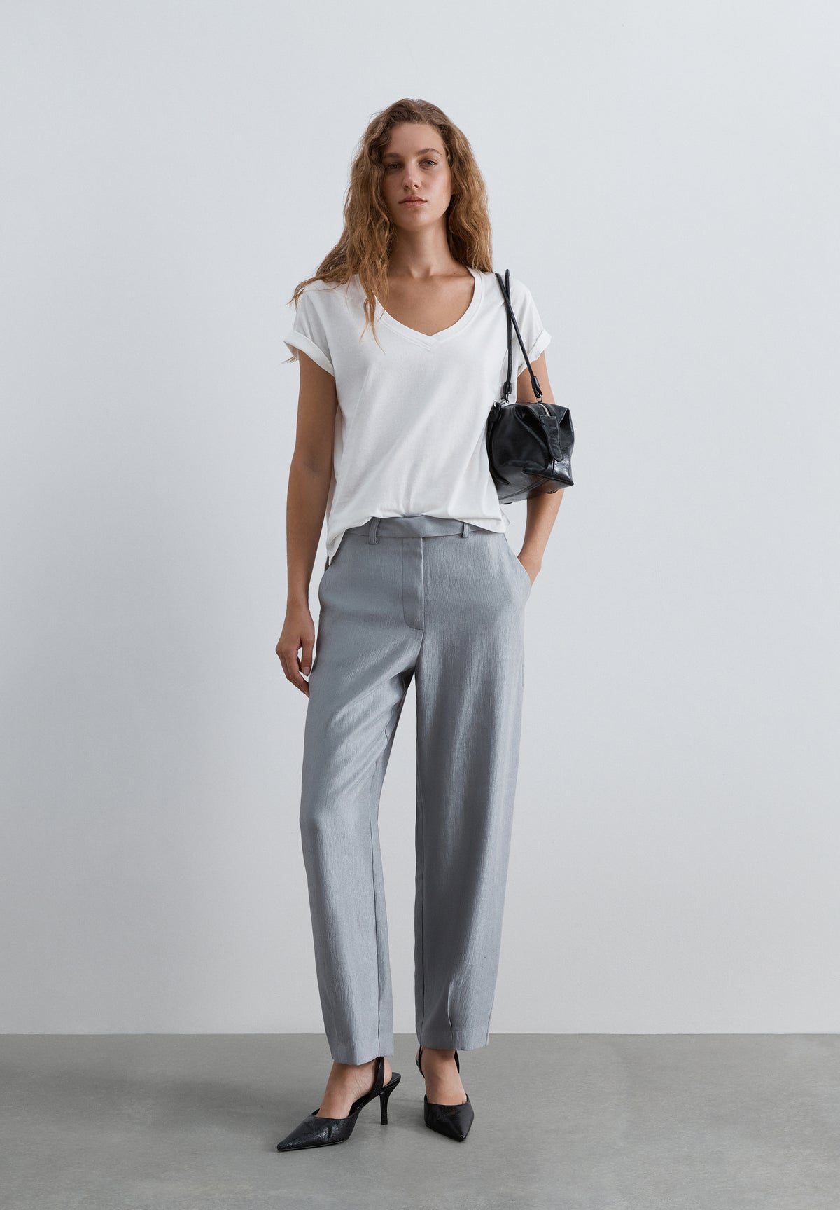 PANTALÓN RECTO DE TIRO ALTO
