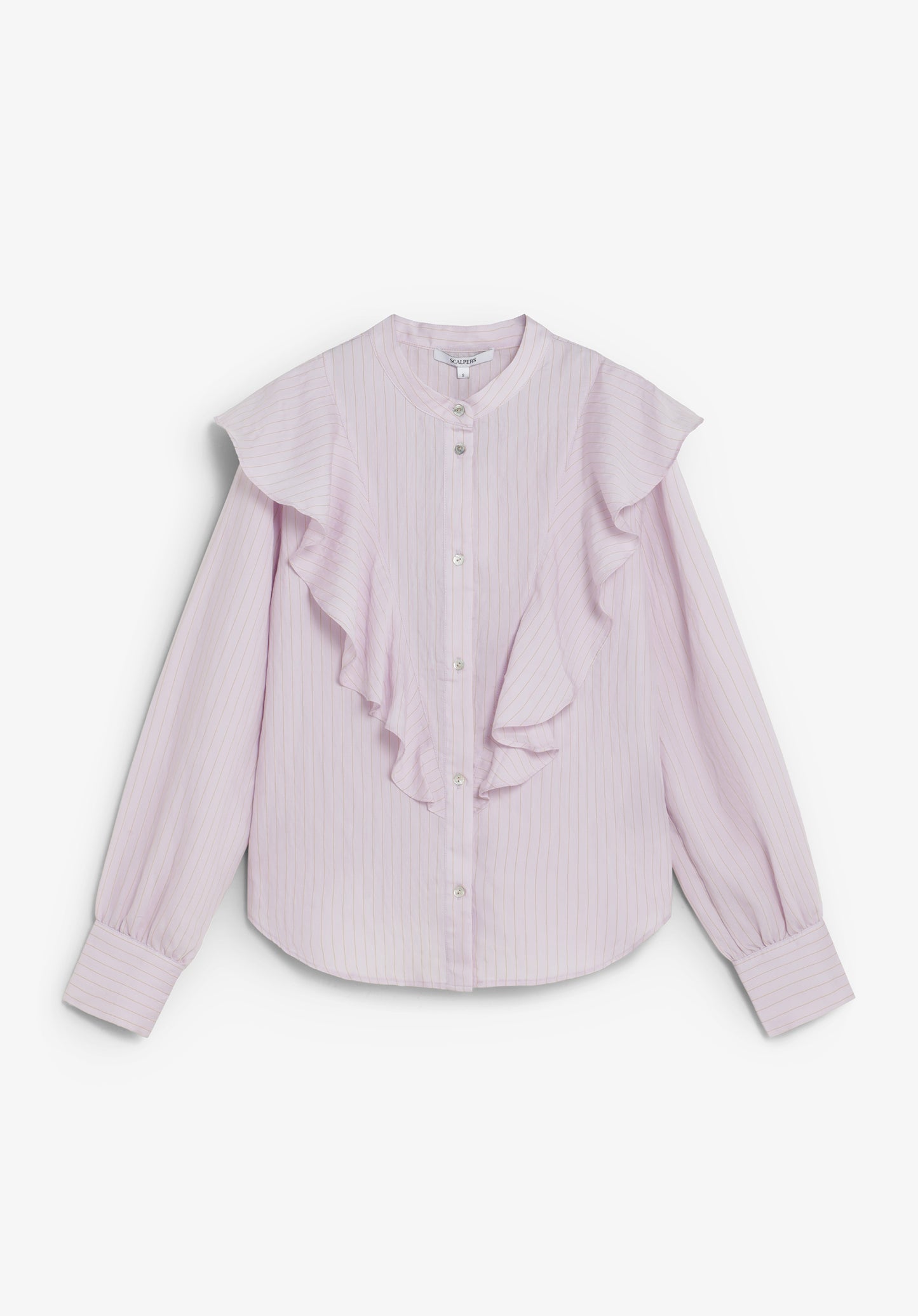 SCSTRIPESFRILL SHIRT