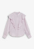 SCSTRIPESFRILL SHIRT
