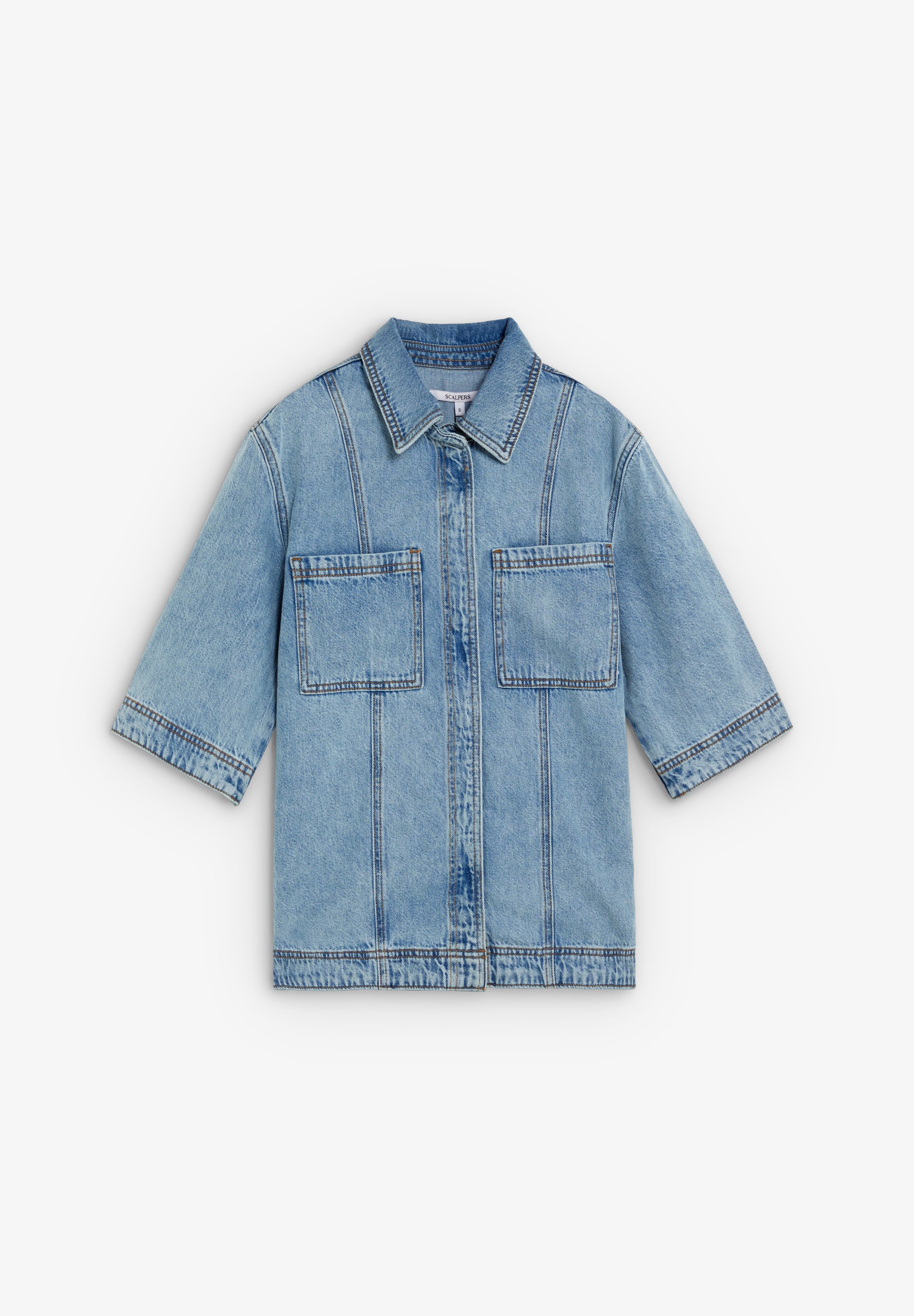 CAMISA DENIM BOLSILLOS