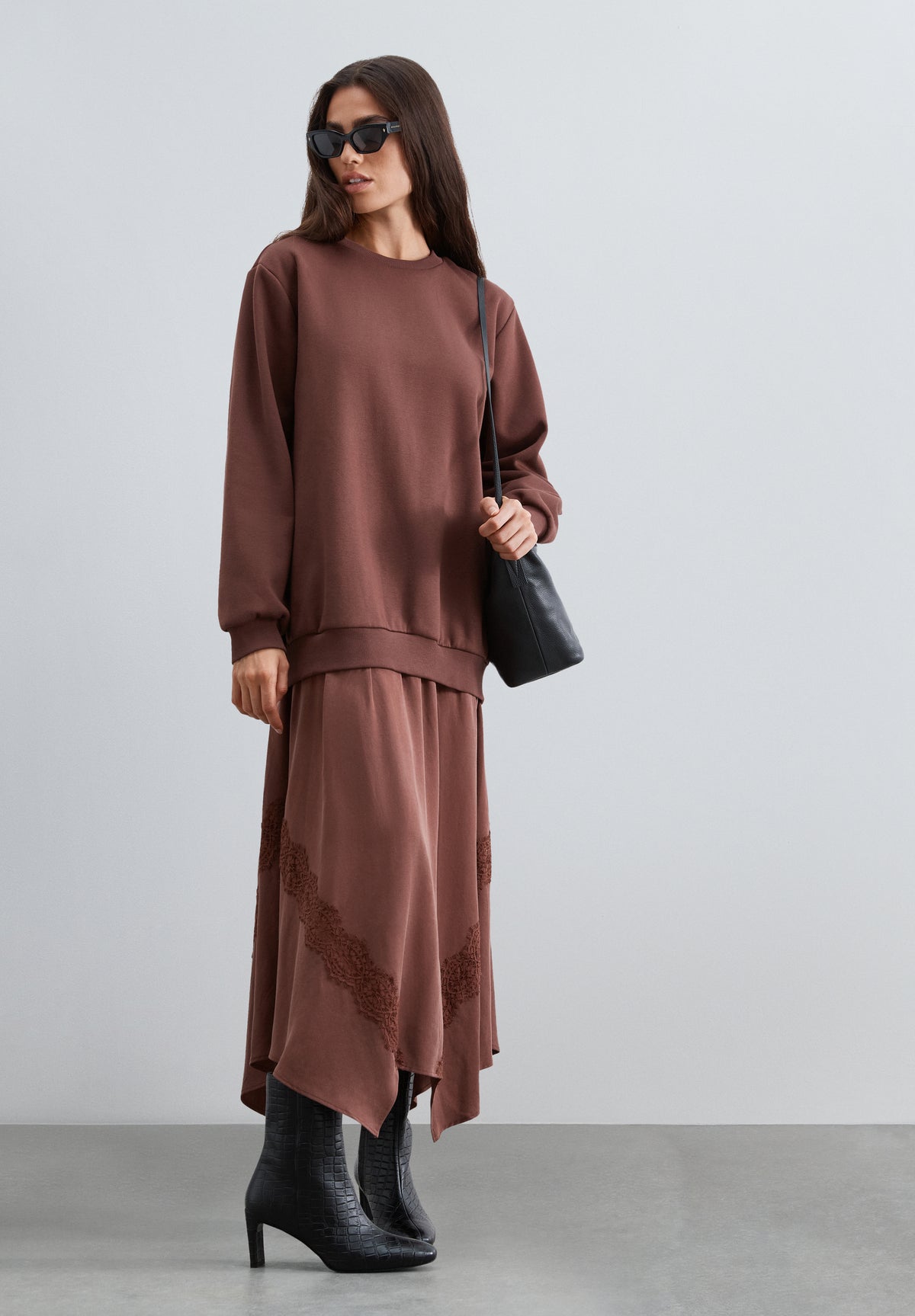 VESTIDO SUDADERA COMBINADO