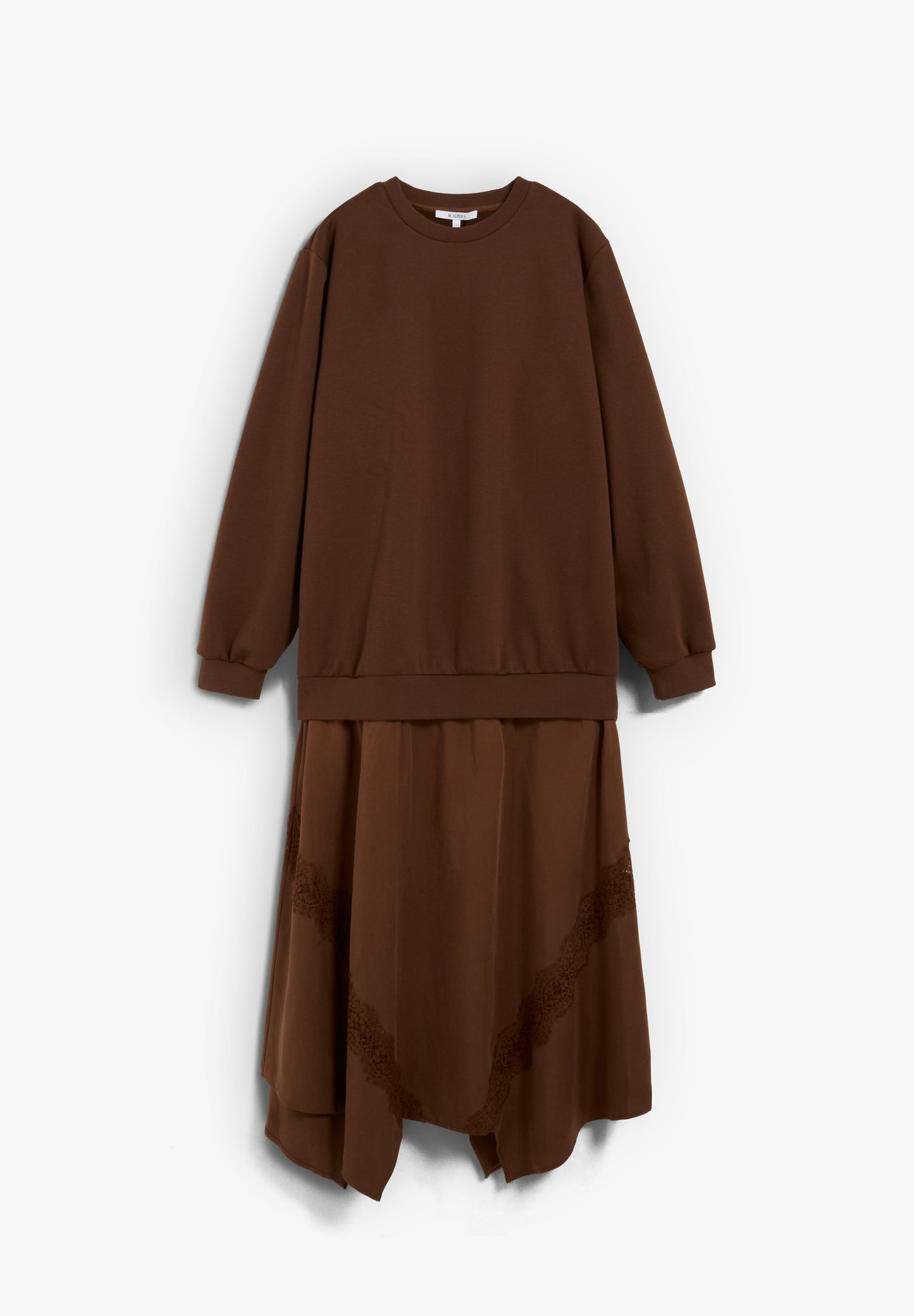 VESTIDO SUDADERA COMBINADO