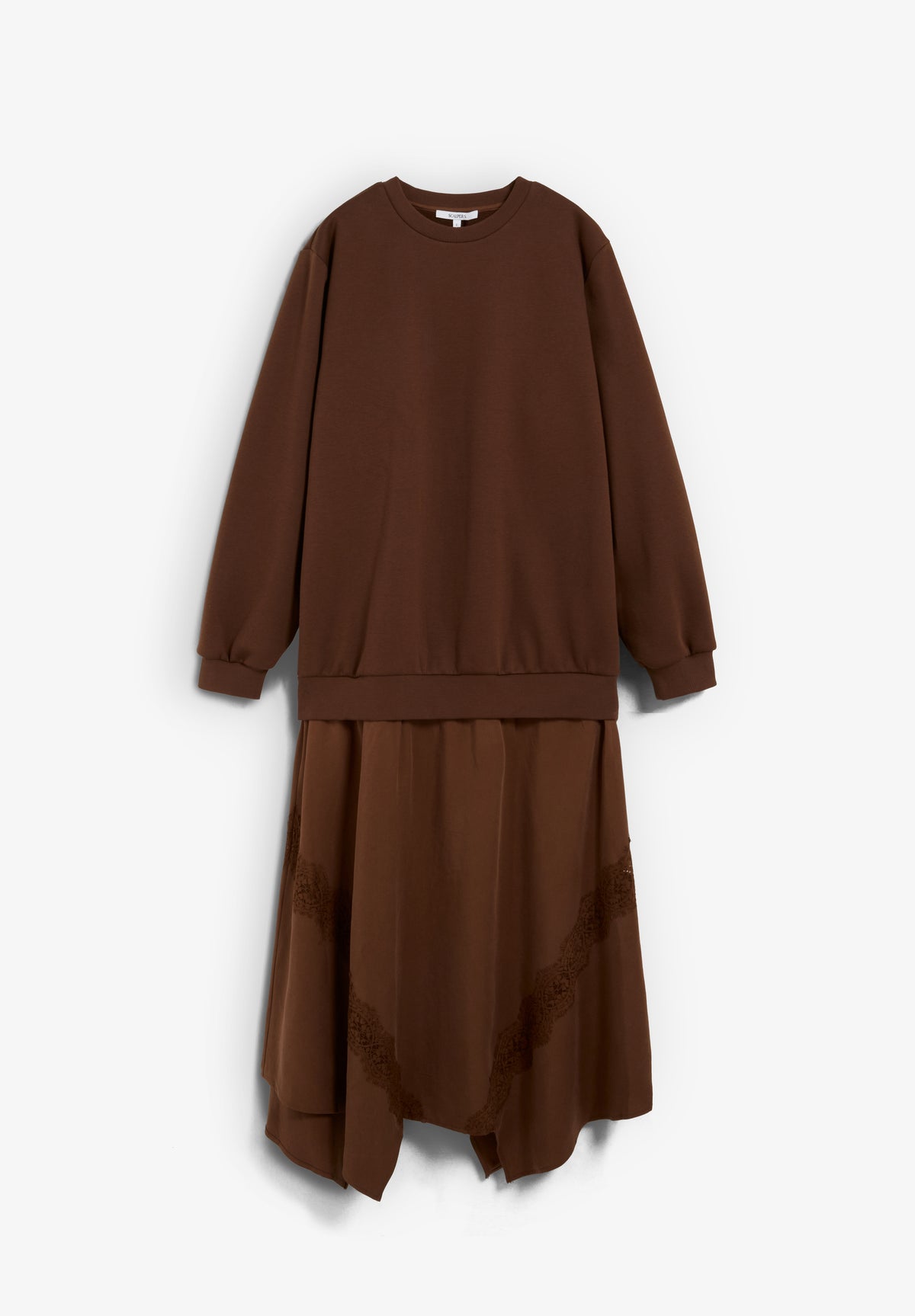 VESTIDO SUDADERA COMBINADO
