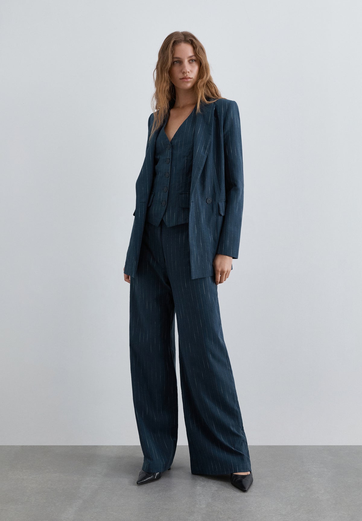 PANTALÓN RAYAS LÚREX