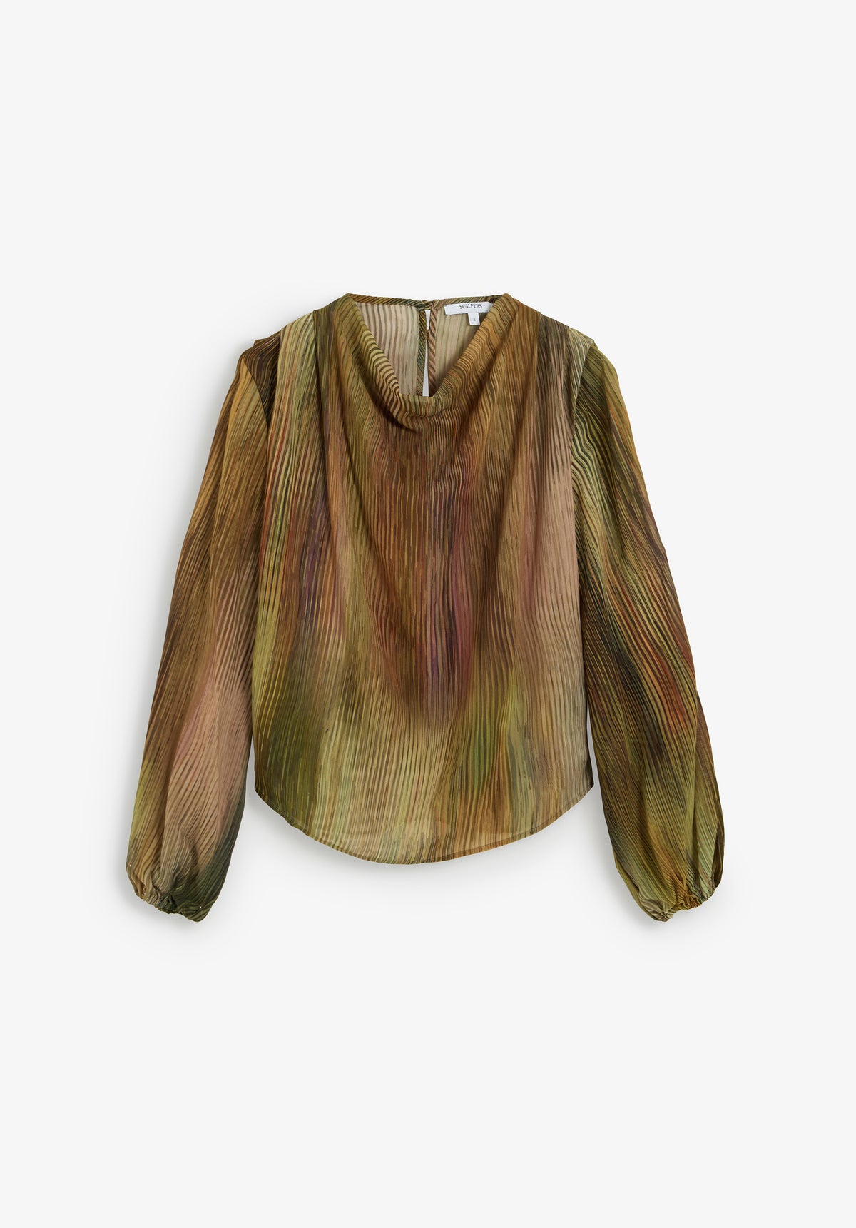 BLUSA PLISADA MULTICOLOR