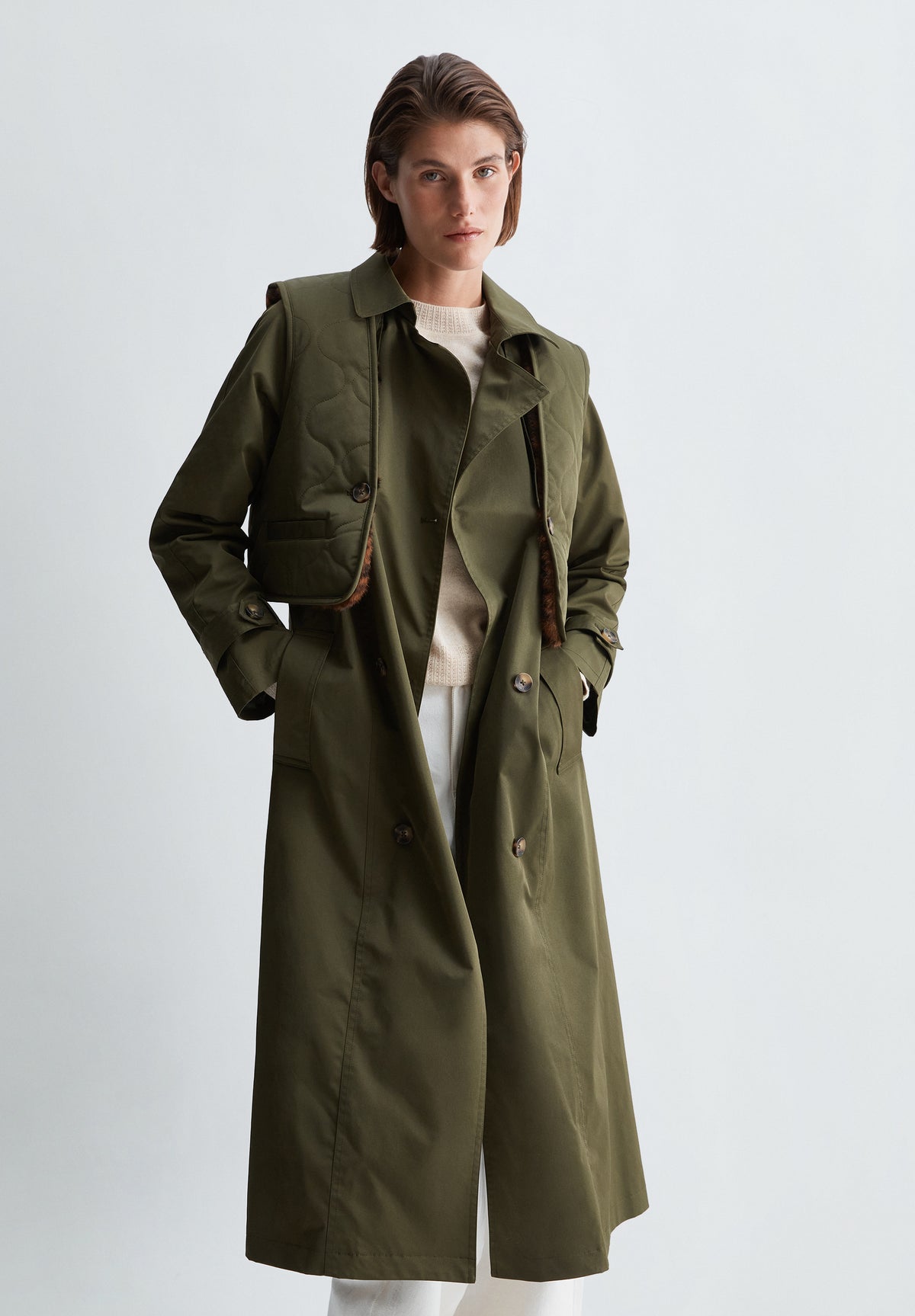 TRENCH CHALECO REVERSIBLE
