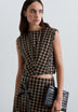 TOP VICHY LENTEJUELAS