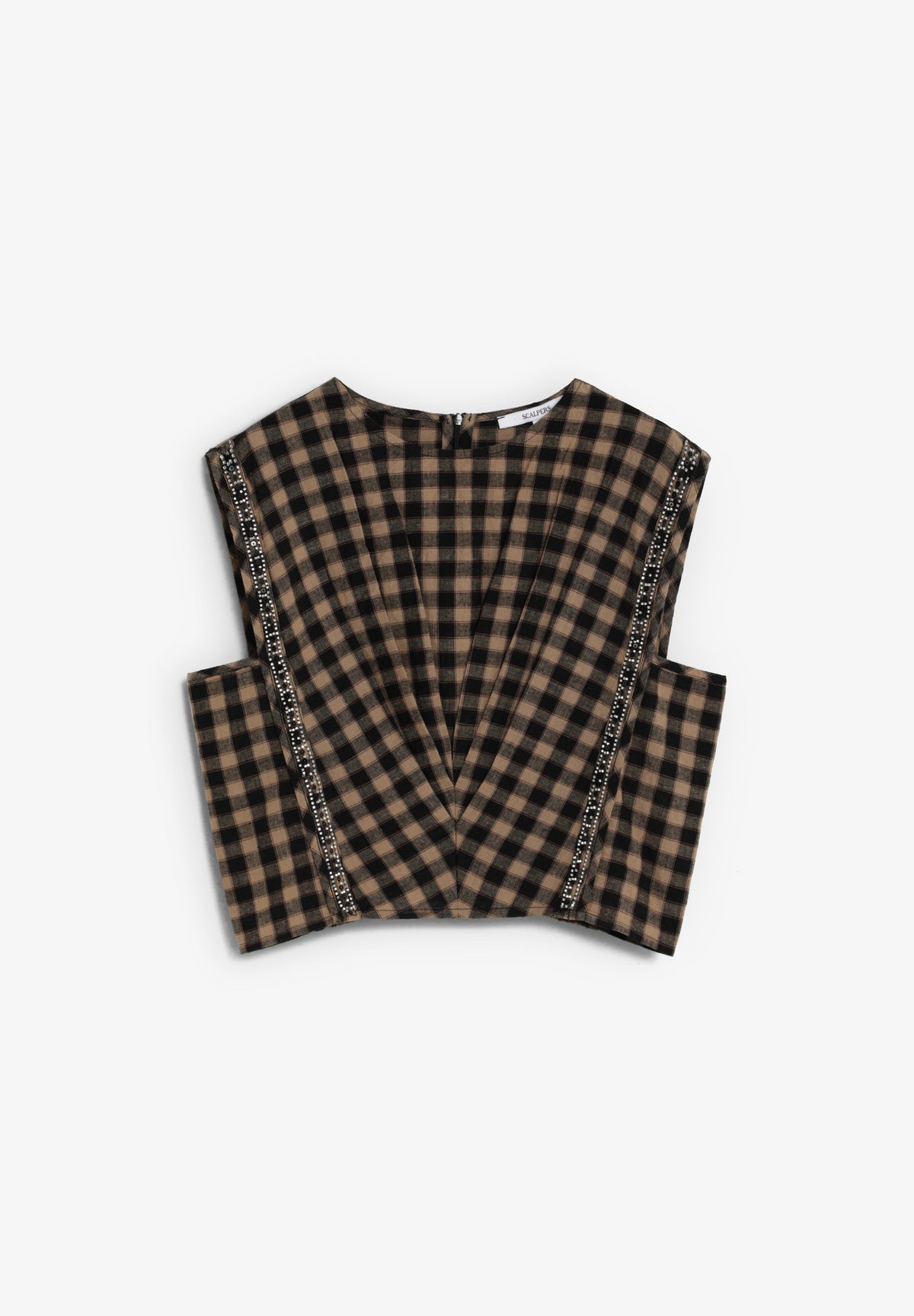 TOP VICHY LENTEJUELAS