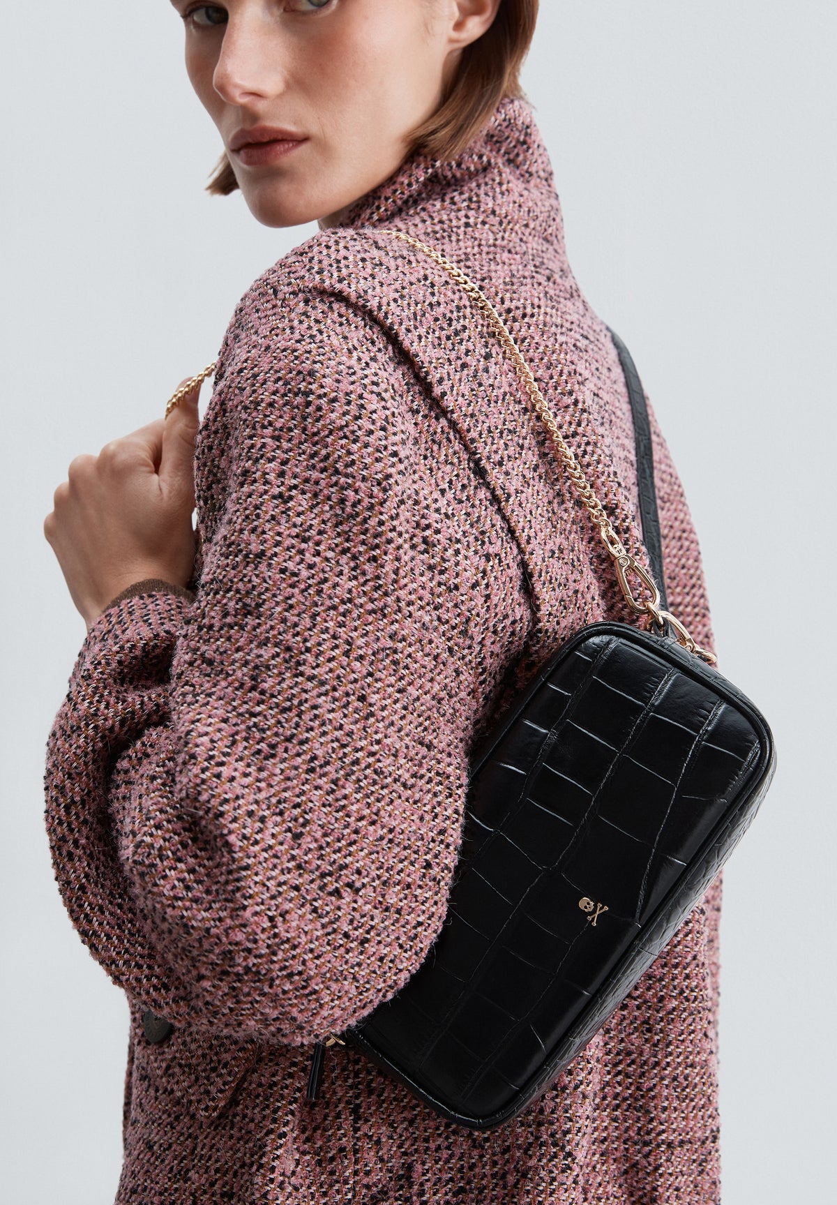 BOLSO BAGUETTE PIEL