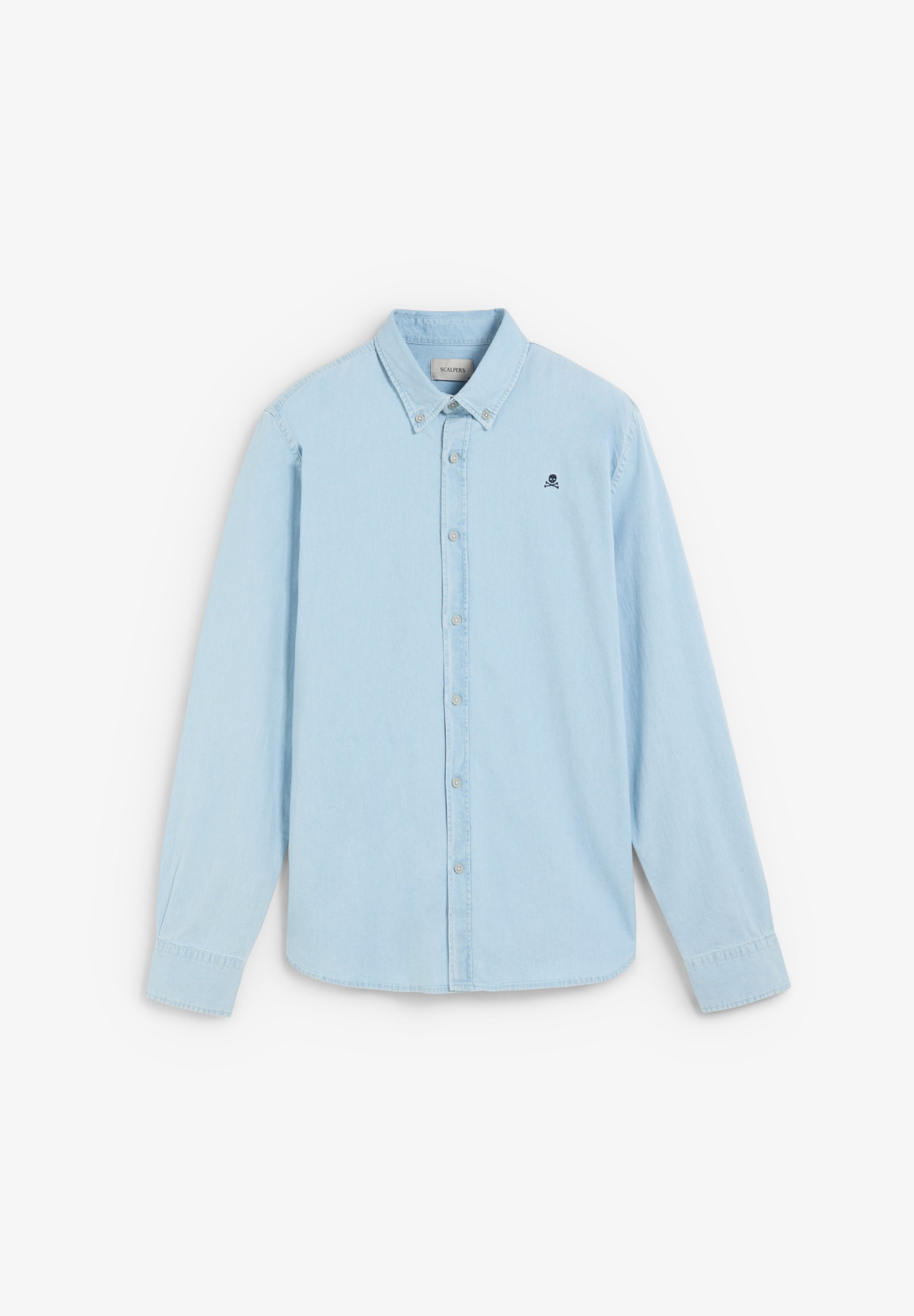CAMISA DENIM CUELLO BOTONES