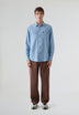 WRANGLER | CAMISA CHAMBRAY INDIGO HOMBRE