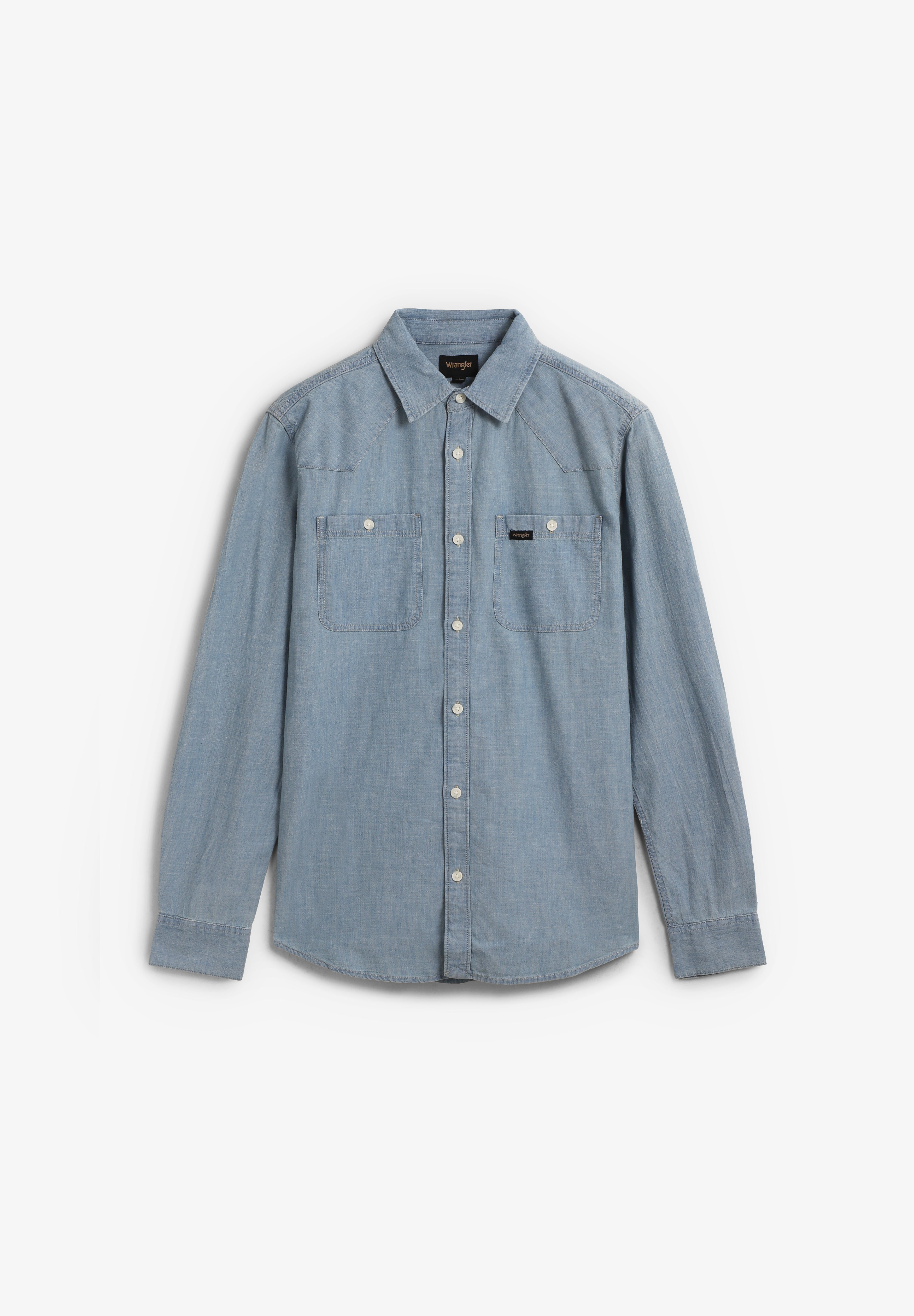 WRANGLER | CAMISA CHAMBRAY INDIGO HOMBRE