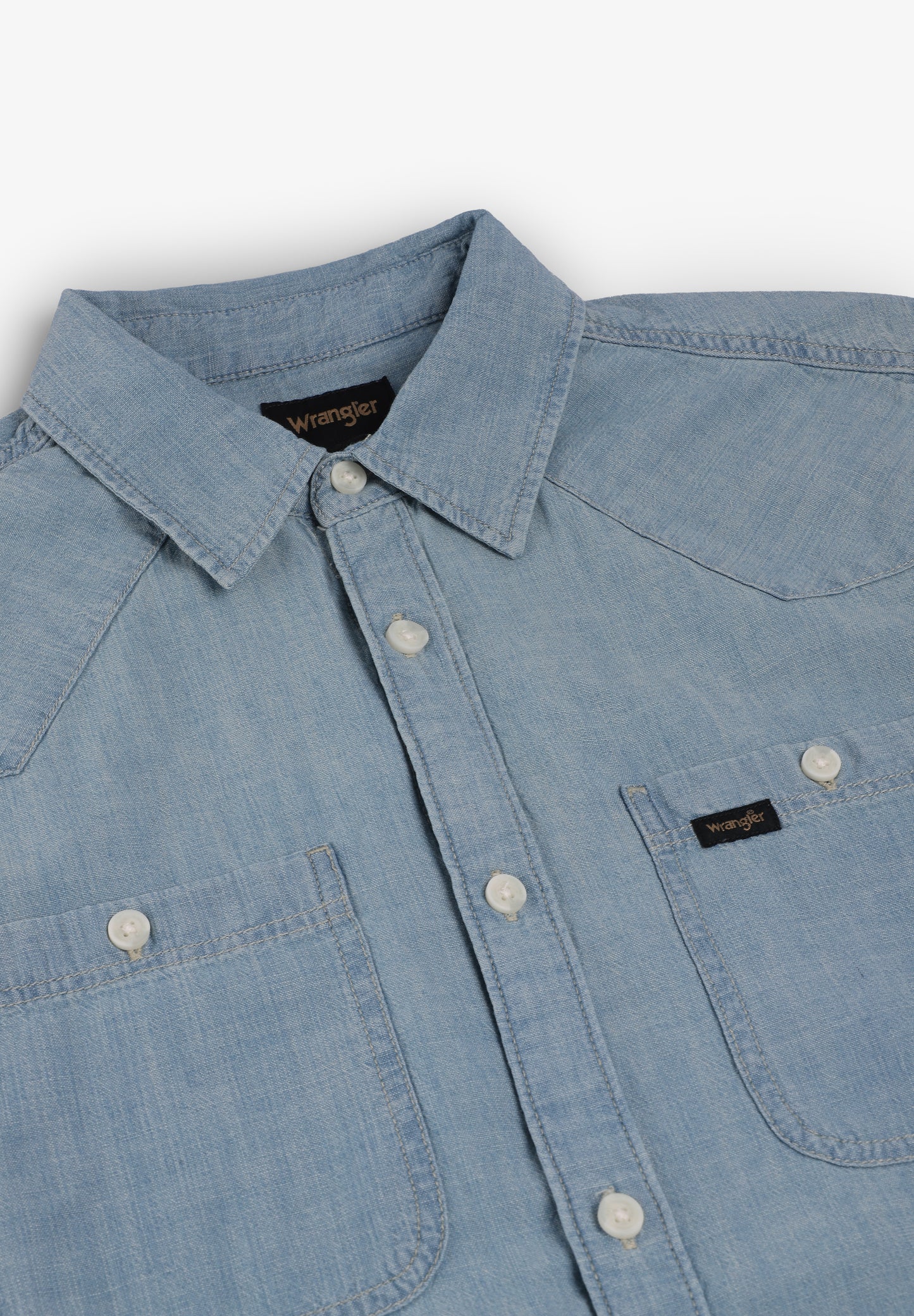 WRANGLER | CAMISA CHAMBRAY INDIGO HOMBRE
