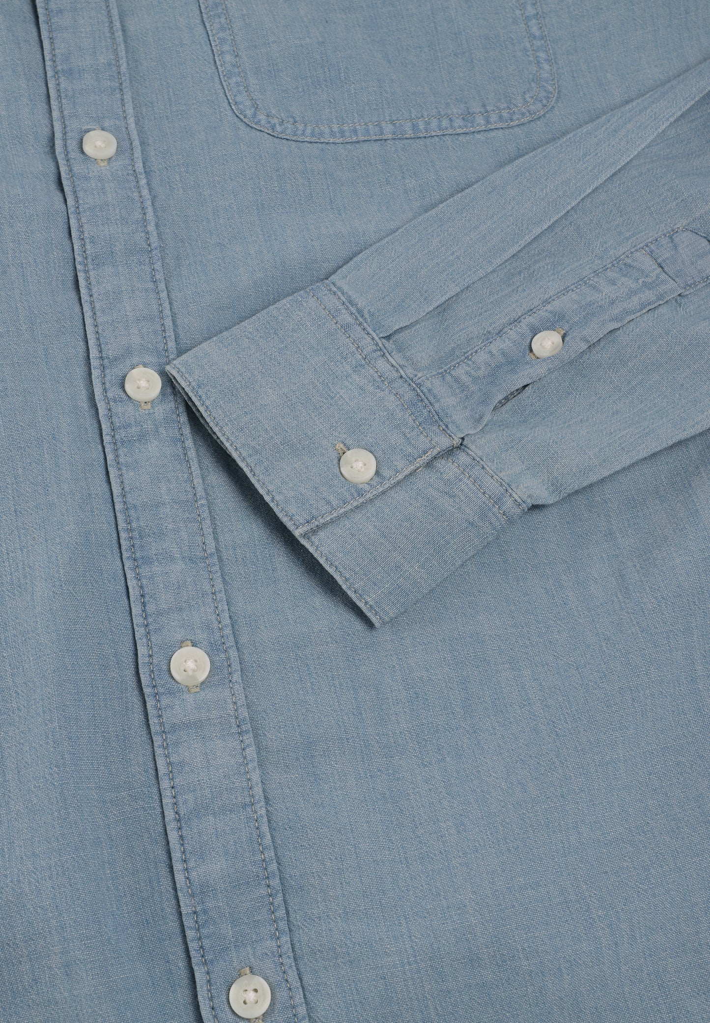 WRANGLER | CAMISA CHAMBRAY INDIGO HOMBRE