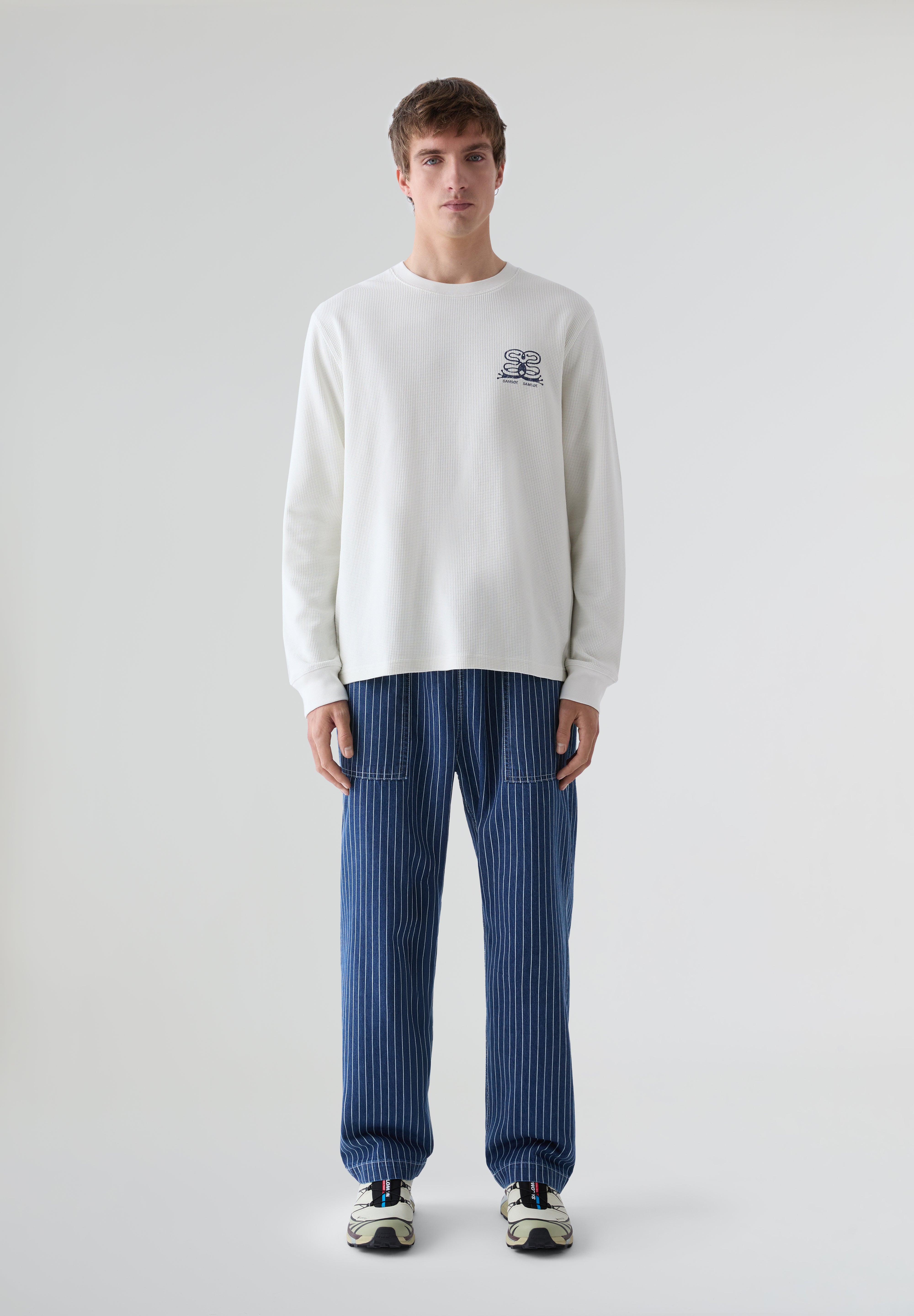 SERVICE WORKS | PANTALÓN DENIM PINSTRIPE CHEF