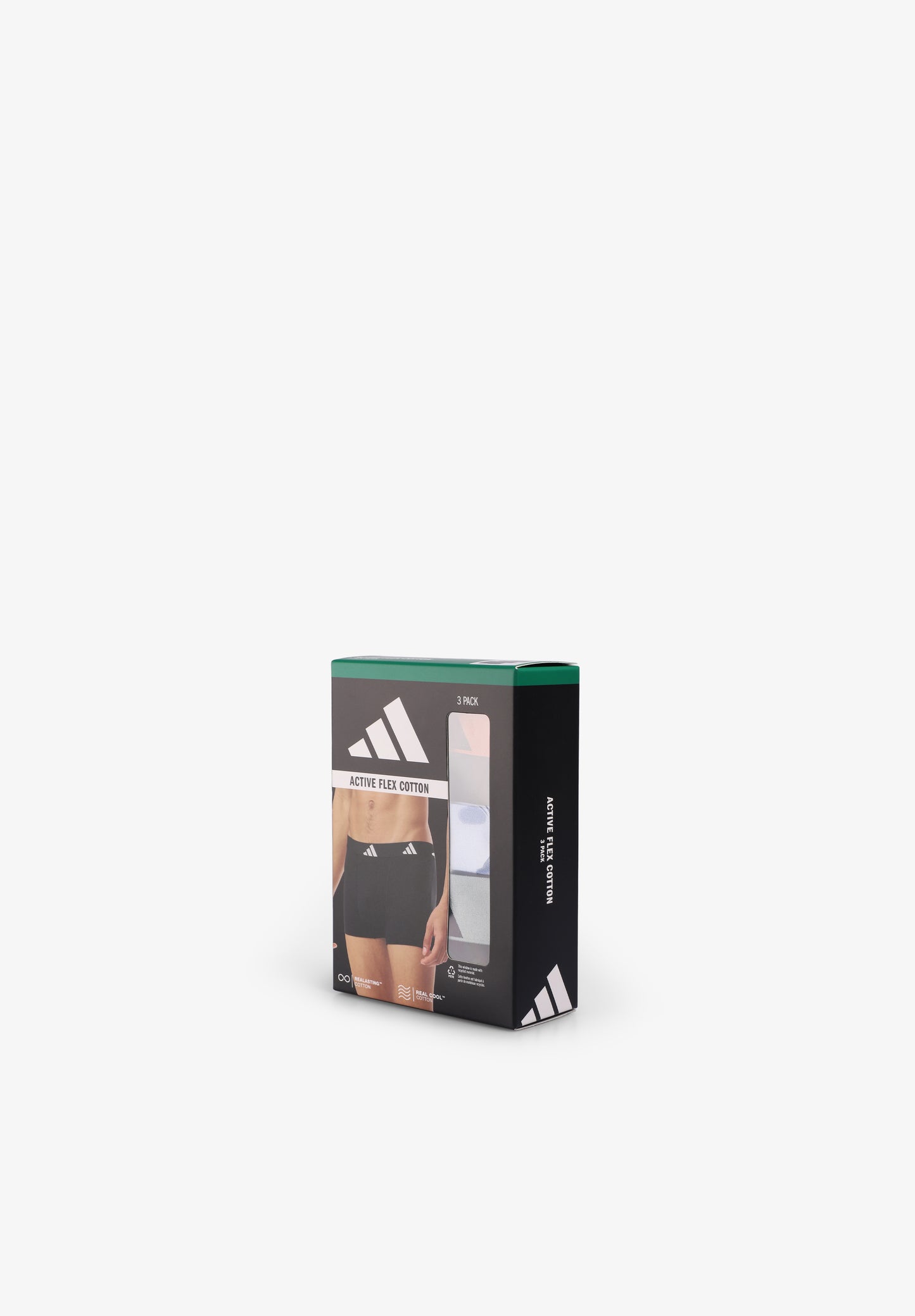 ADIDAS | PACK 3 BOXERS ACTIVE FLEX COTTON COLOURS