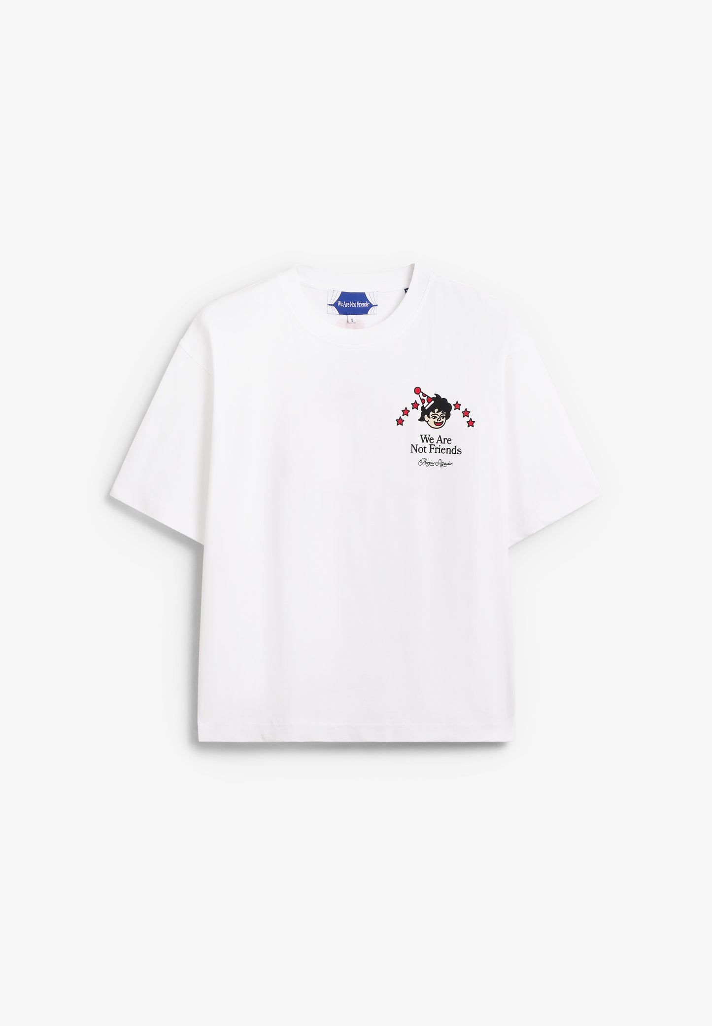 WE ARE NOT FRIENDS | WANF X BOR SIL BOXY TEE