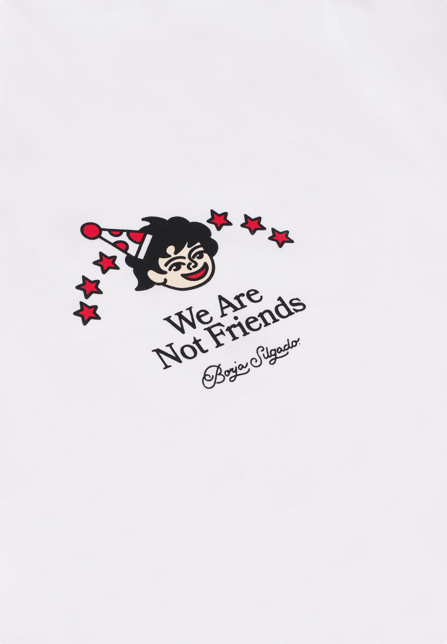 WE ARE NOT FRIENDS | WANF X BOR SIL BOXY TEE