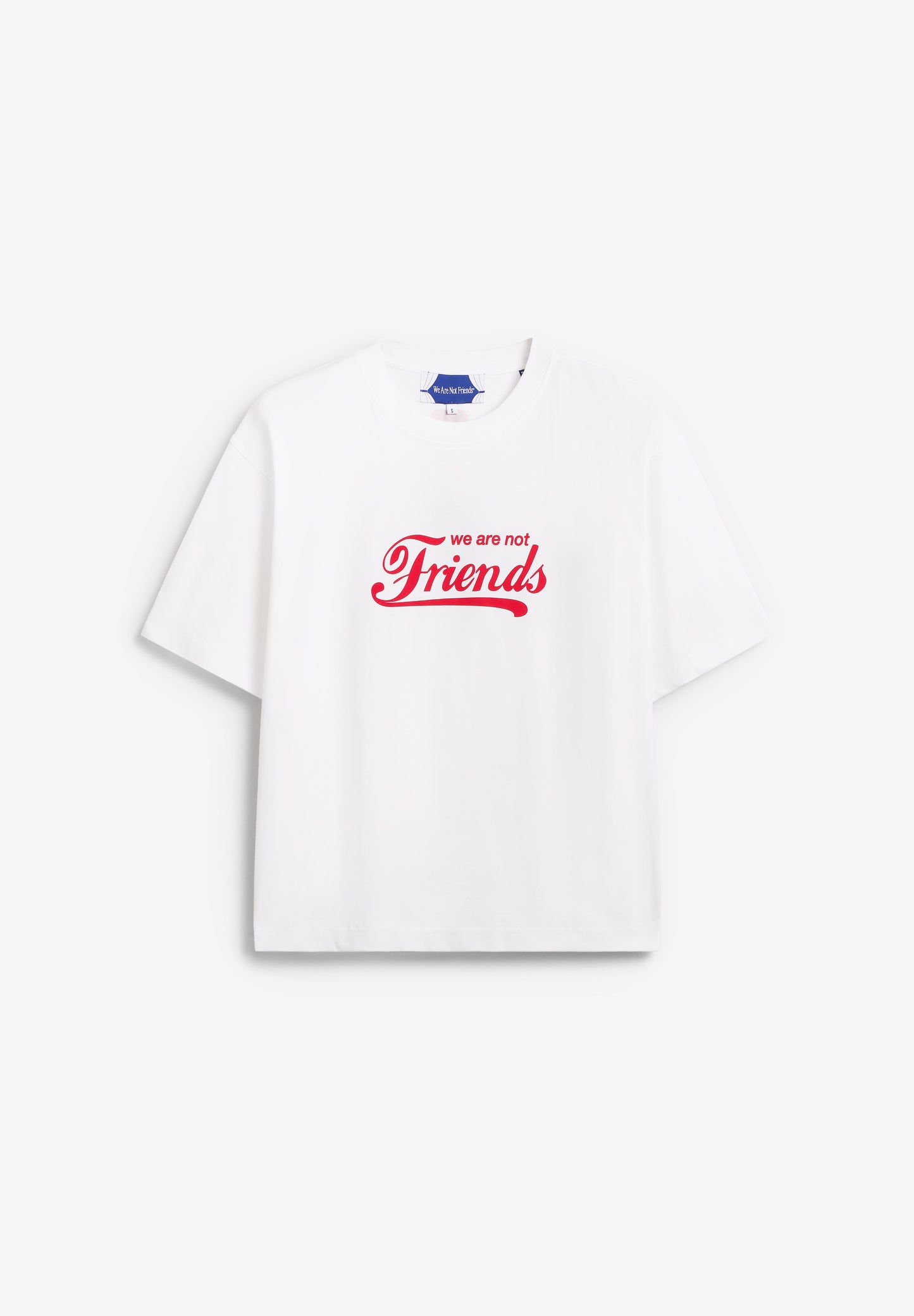WE ARE NOT FRIENDS | FRESH FRIENDS BOXY TEE