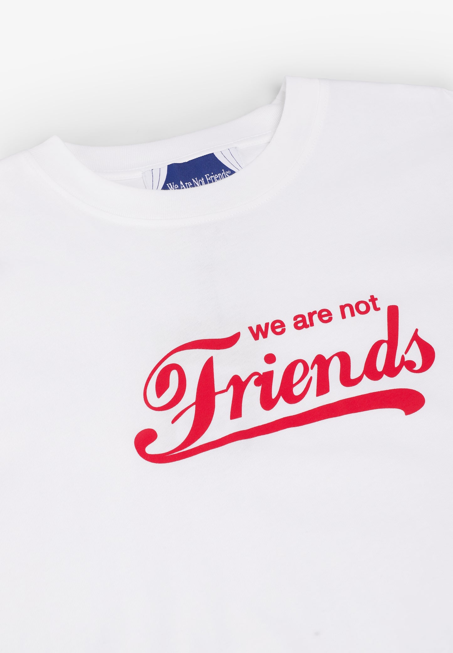 WE ARE NOT FRIENDS | FRESH FRIENDS BOXY TEE