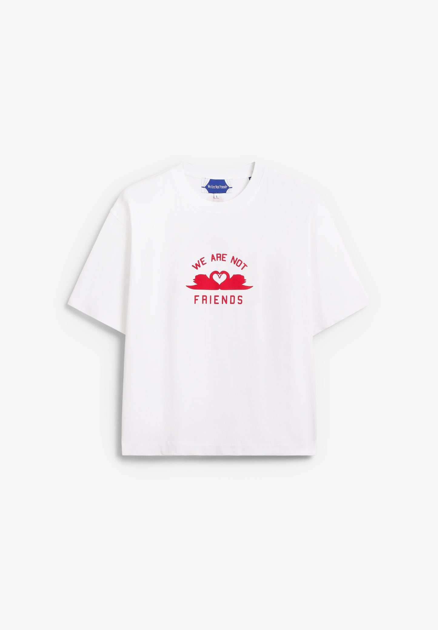 WE ARE NOT FRIENDS | SWAN BOXY T-SHIRT