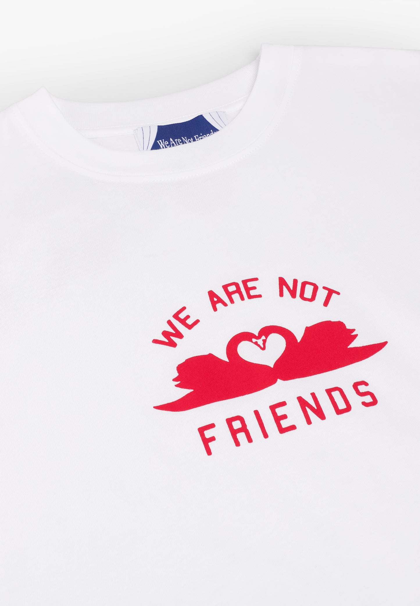 WE ARE NOT FRIENDS | SWAN BOXY T-SHIRT