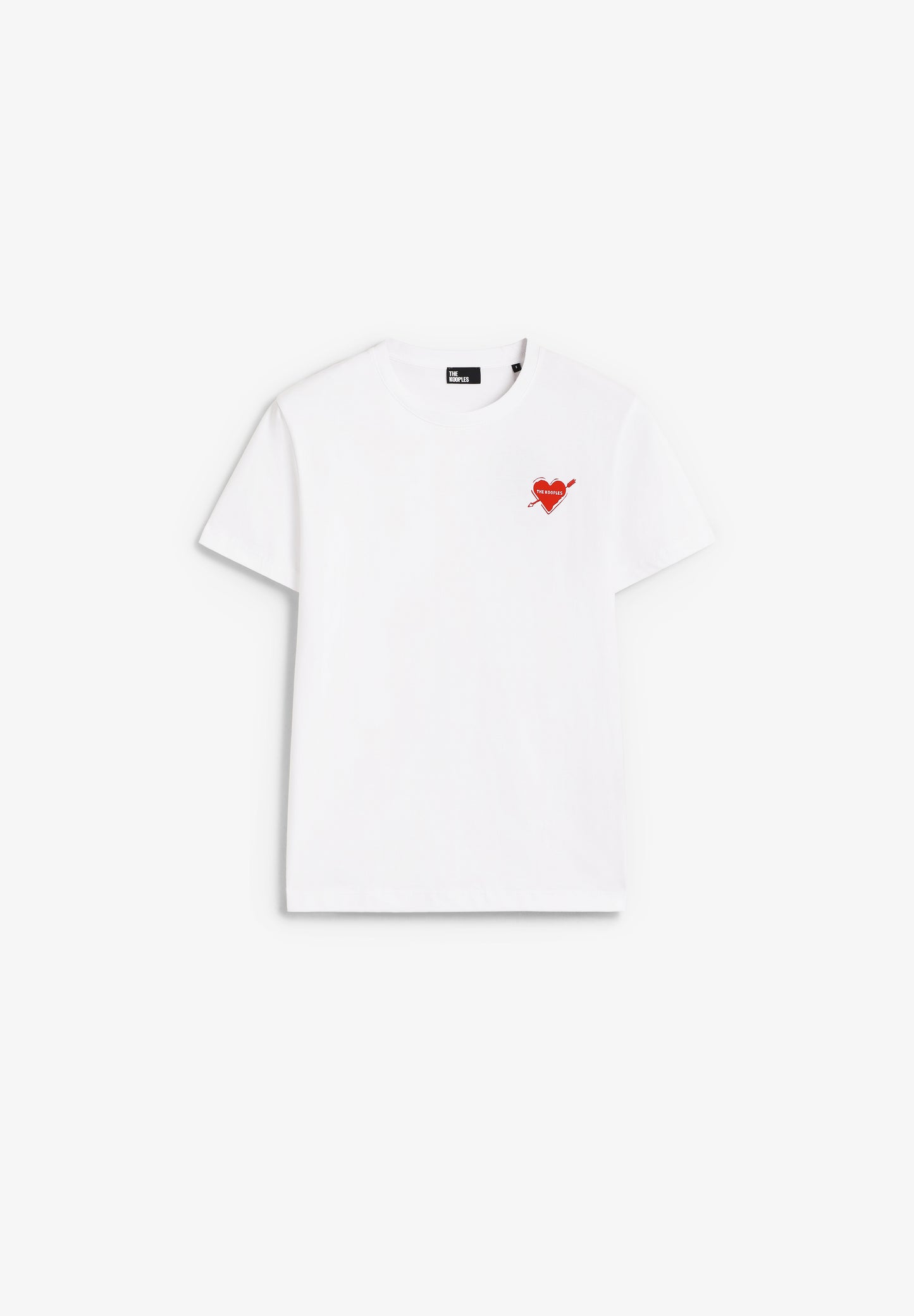 THE KOOPLES | CAMISETA CORAZÓN FLOCADO