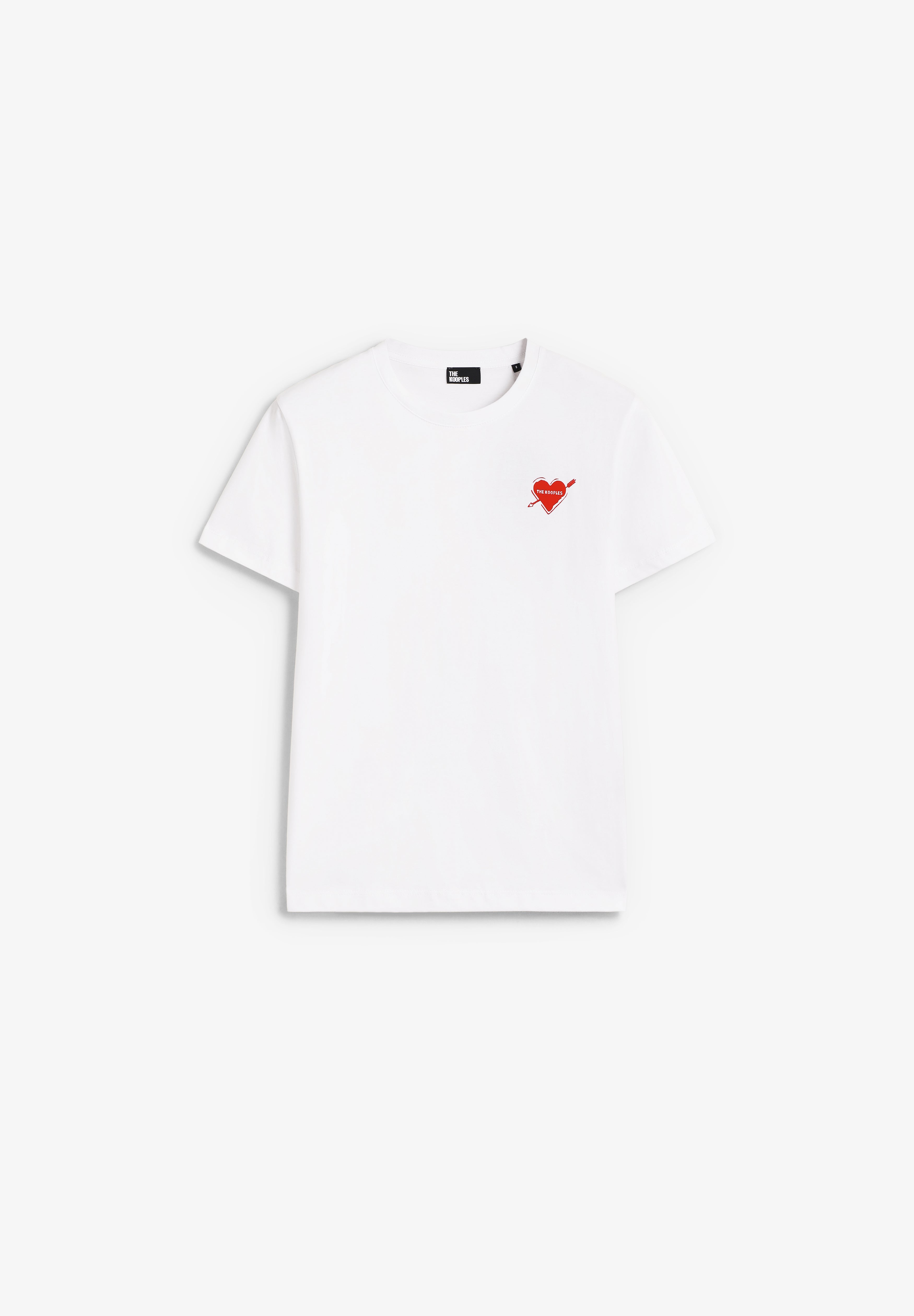 THE KOOPLES | CAMISETA CORAZÓN FLOCADO