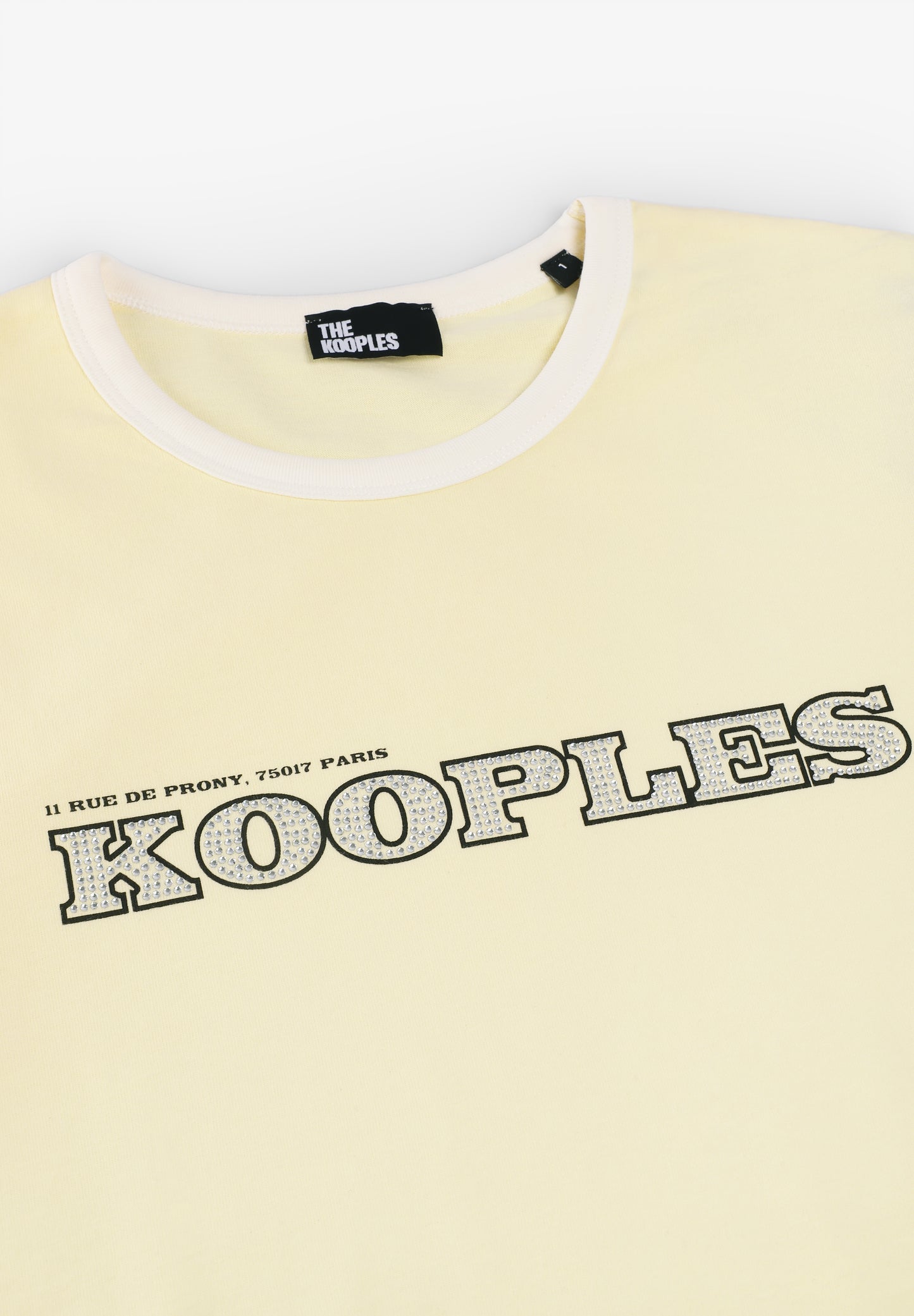 THE KOOPLES | CAMISETA STRASS LOGO