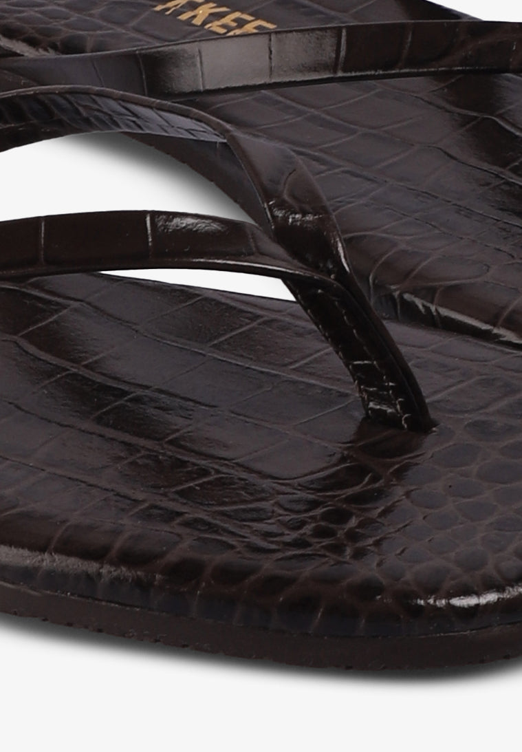 TKEES  | SANDALIA SQUARE TOE LILY CROC