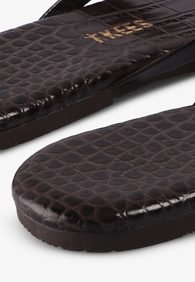 TKEES  | SANDALIA SQUARE TOE LILY CROC