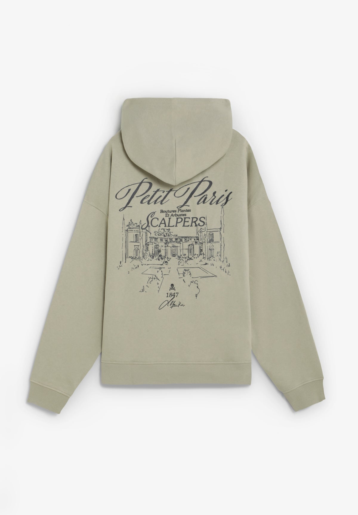 SUDADERA CON CAPUCHA ESTAMPADA