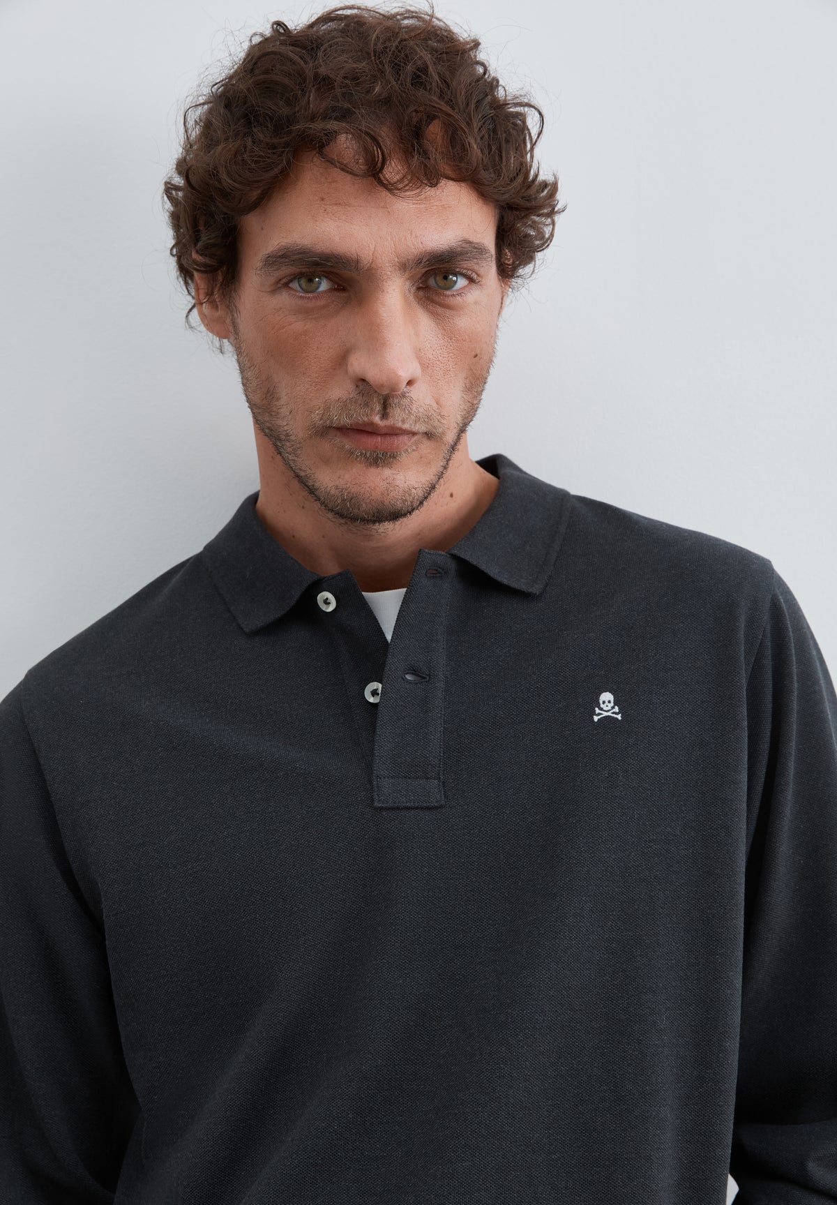 POLO MANGA LARGA CALAVERA