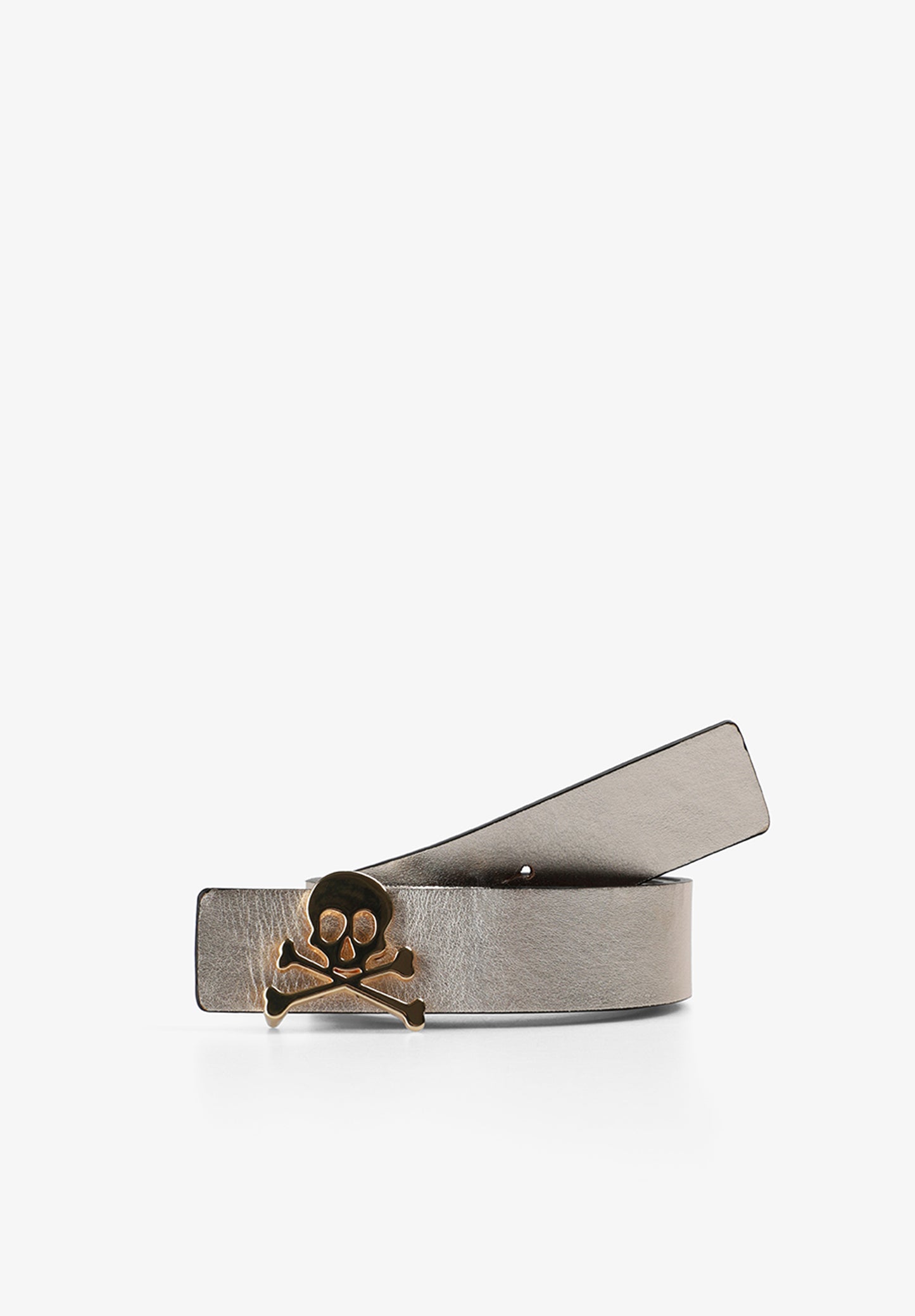 CINTURÓN PIEL REVERSIBLE CALAVERA