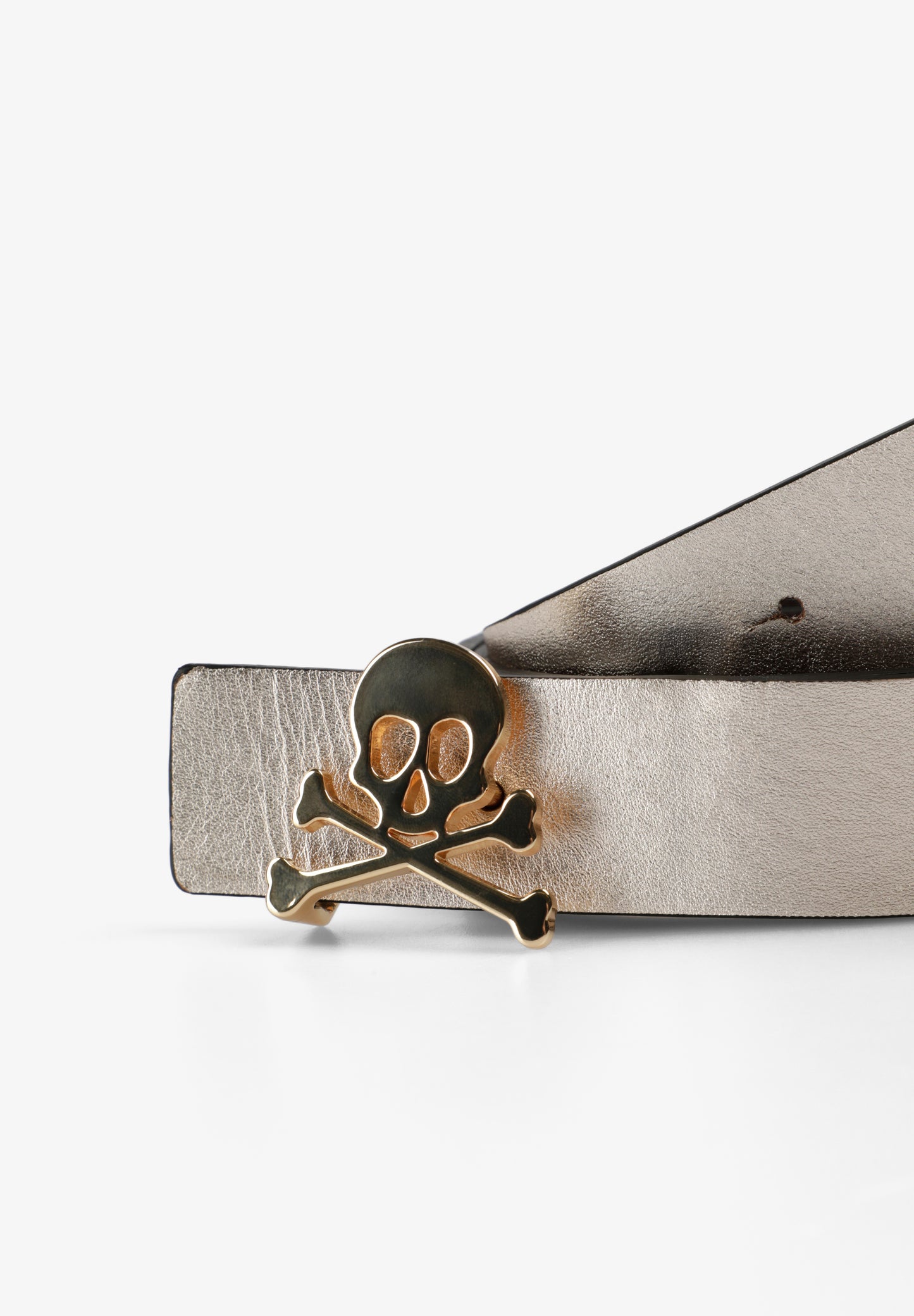 CINTURÓN PIEL REVERSIBLE CALAVERA